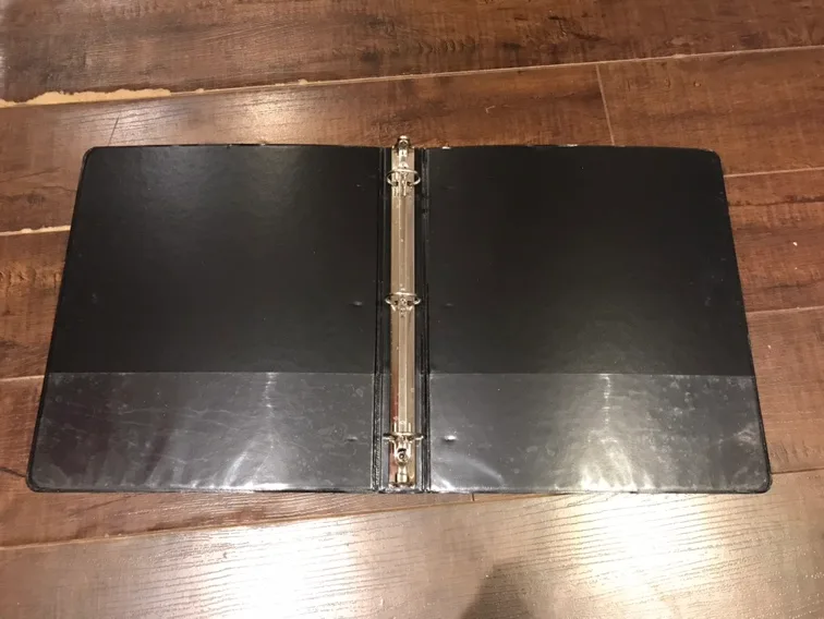 Black 1" Binder thumbnail