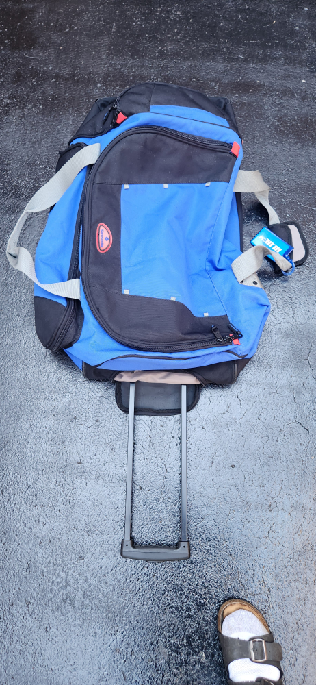 Blue Rolling Duffle Bag - photo 2