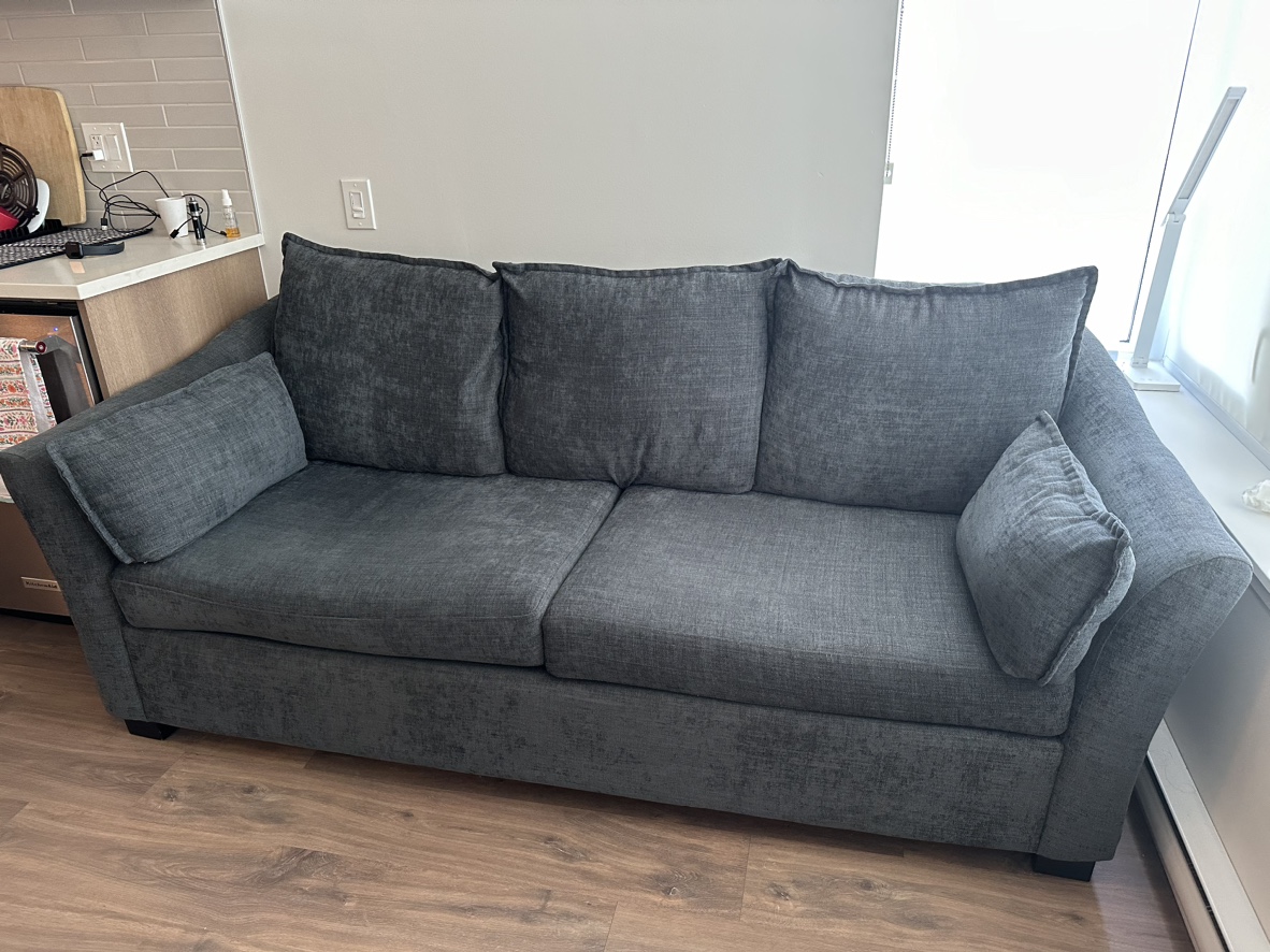 Hudson’s Bay Dark Grey Sofa - photo 4