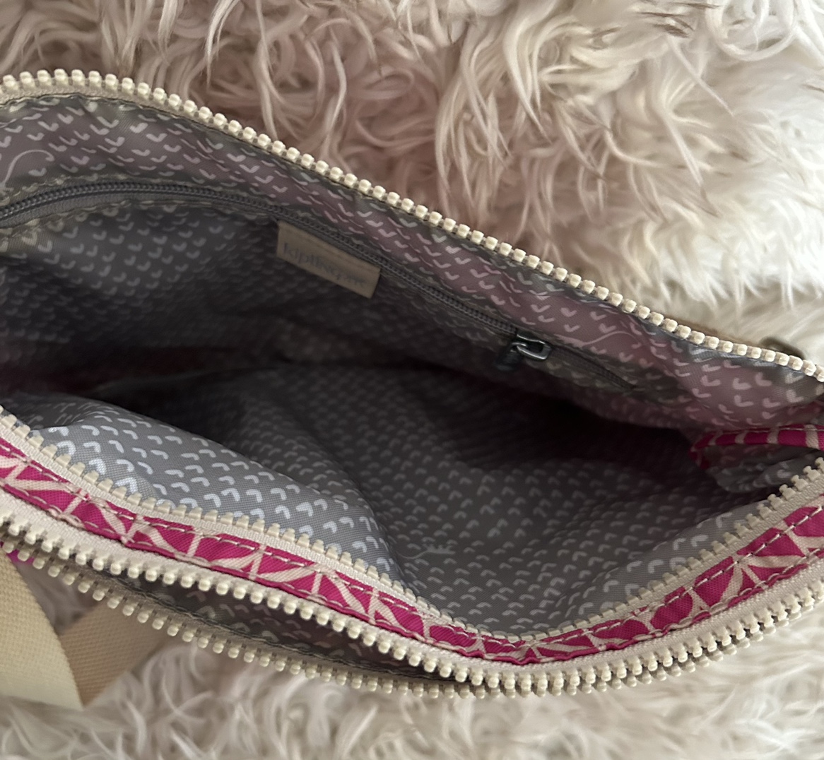 Kipling Crossbody Nylon Purse  Gorilla Keychain Tan - photo 3