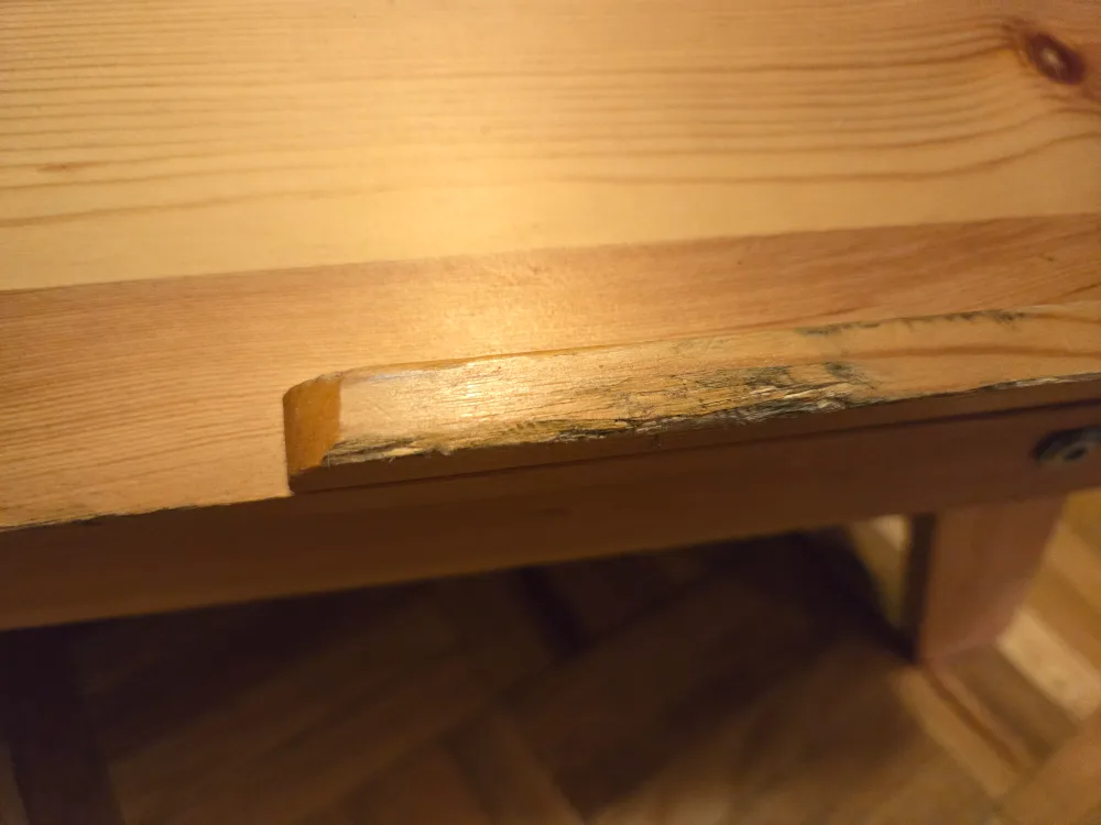 Small wooden folding table image indicator(2)