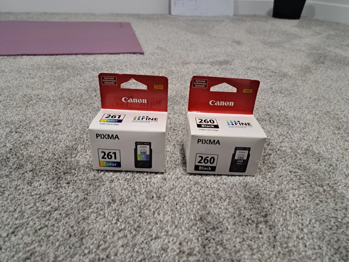 Canon PIXMA Ink Cartridges (261 Colour & 260 Black) thumbnail