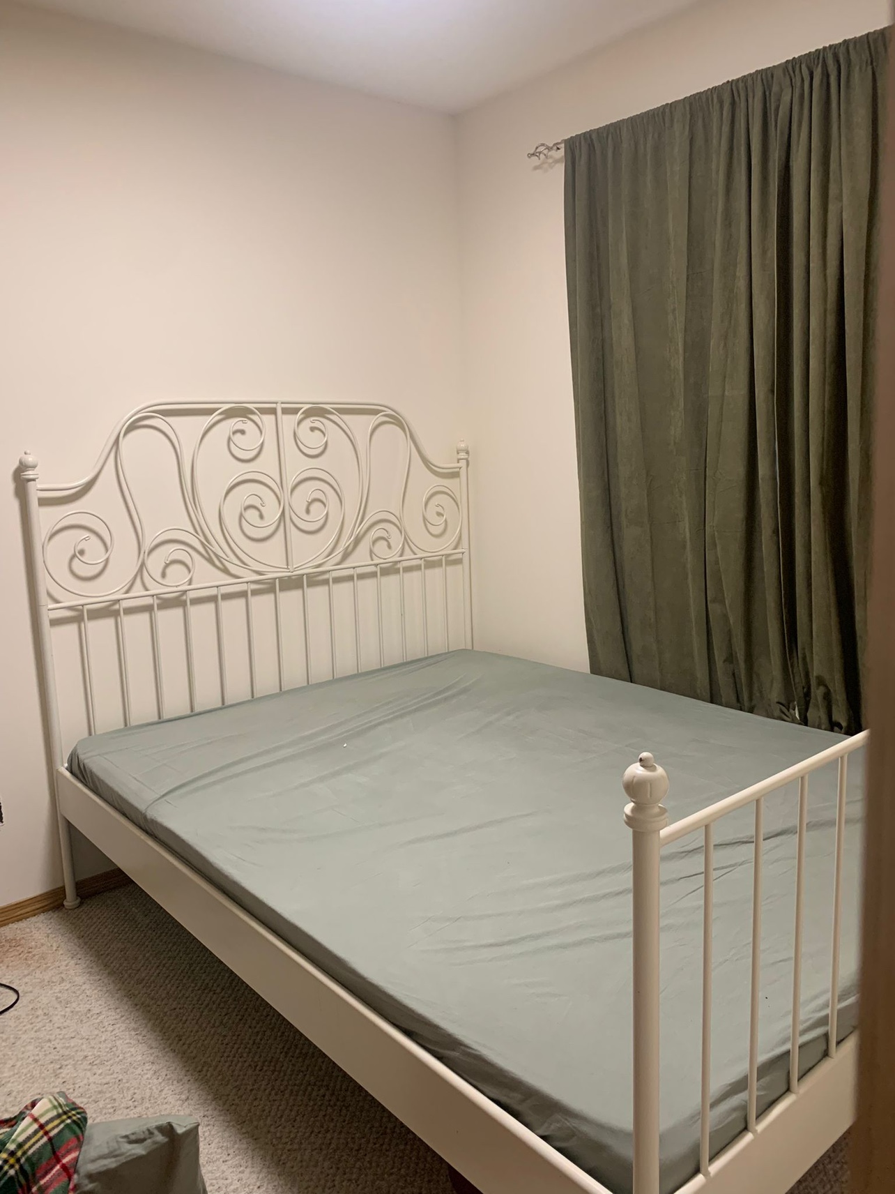 White Metal Bed Frame