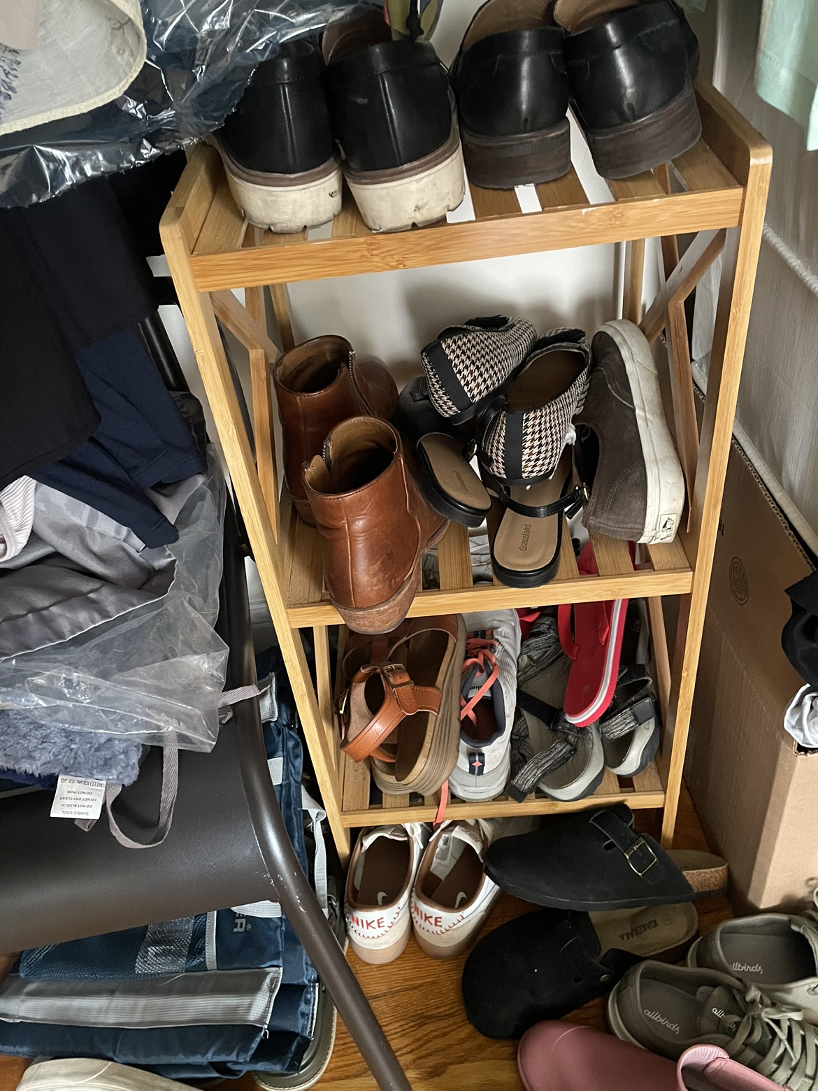 Bamboo Shoe Rack