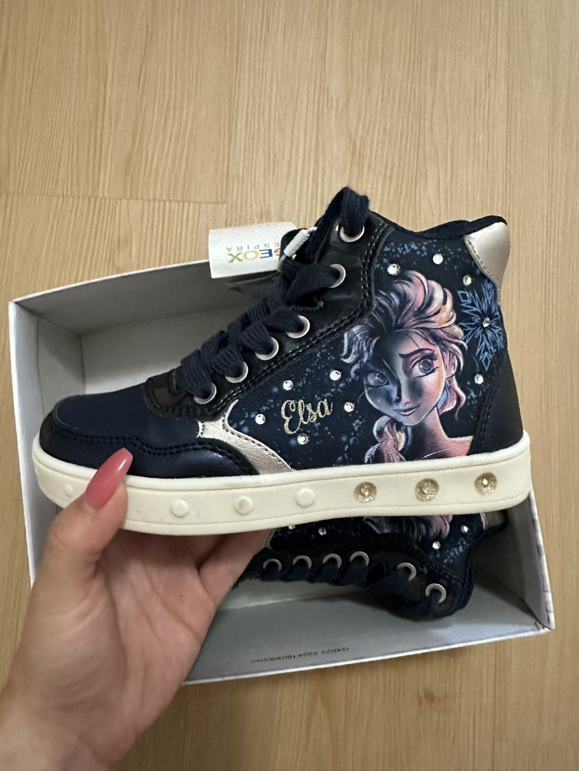 Geox Girls Light Up High Top Sneakers - photo 3