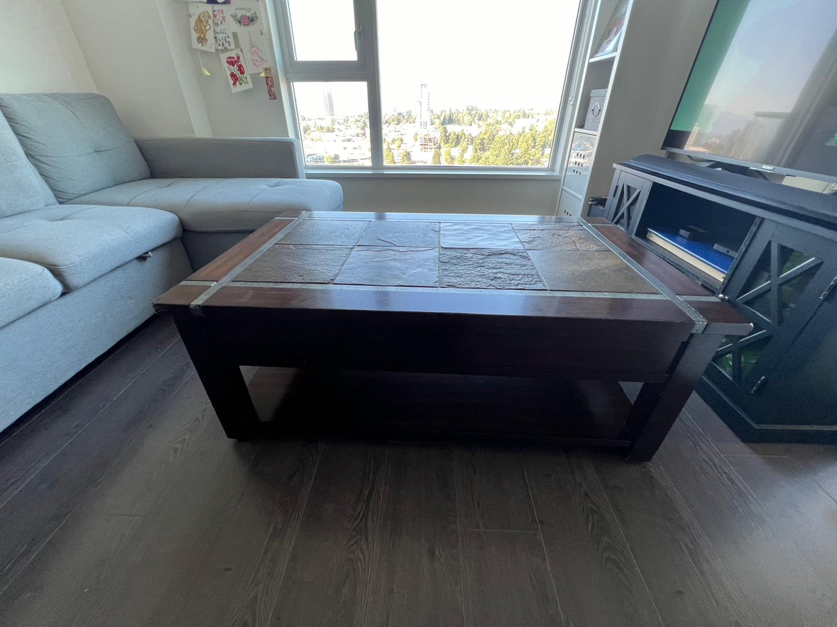 Coffee table with storage - photo 2