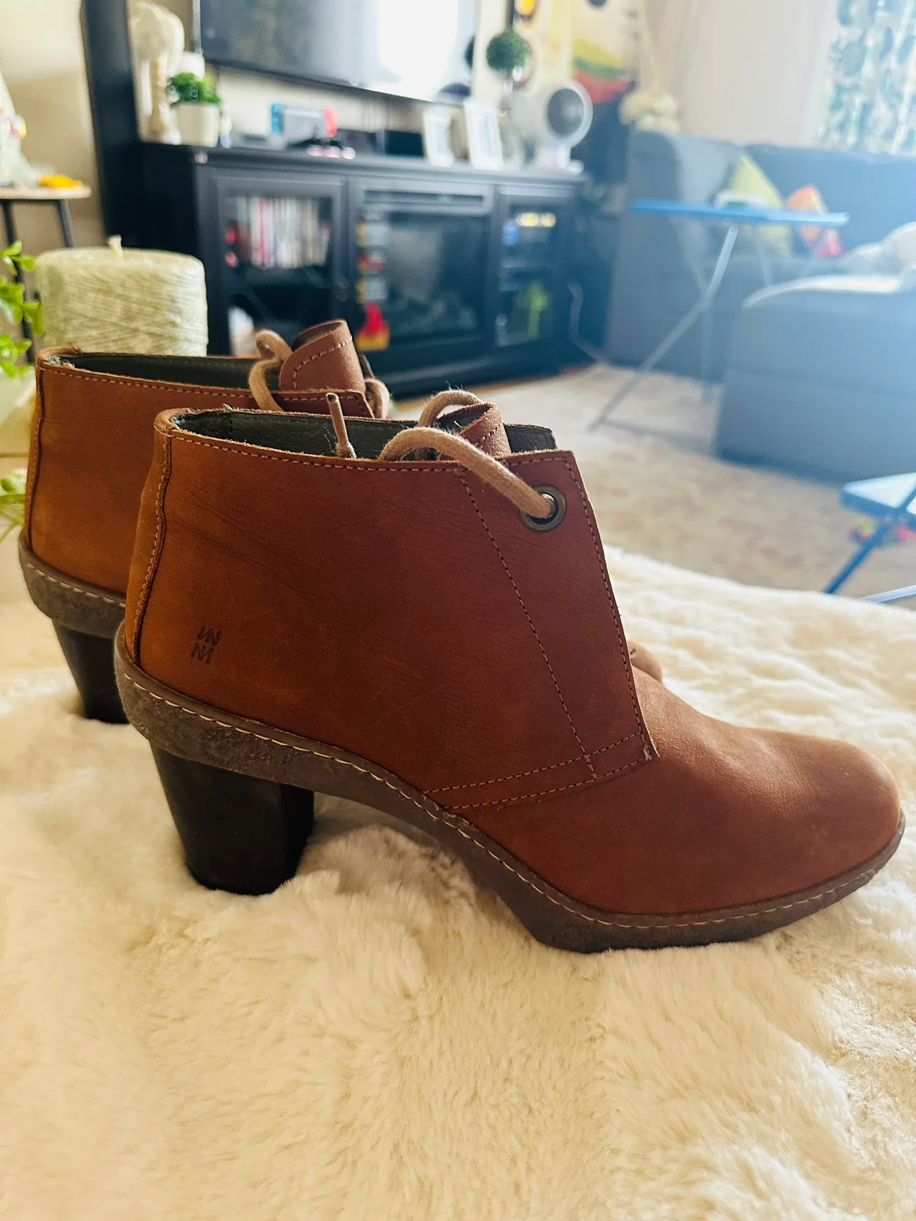 El Naturalista women genuine leather semi boots size 42 (size 9) image indicator(3)