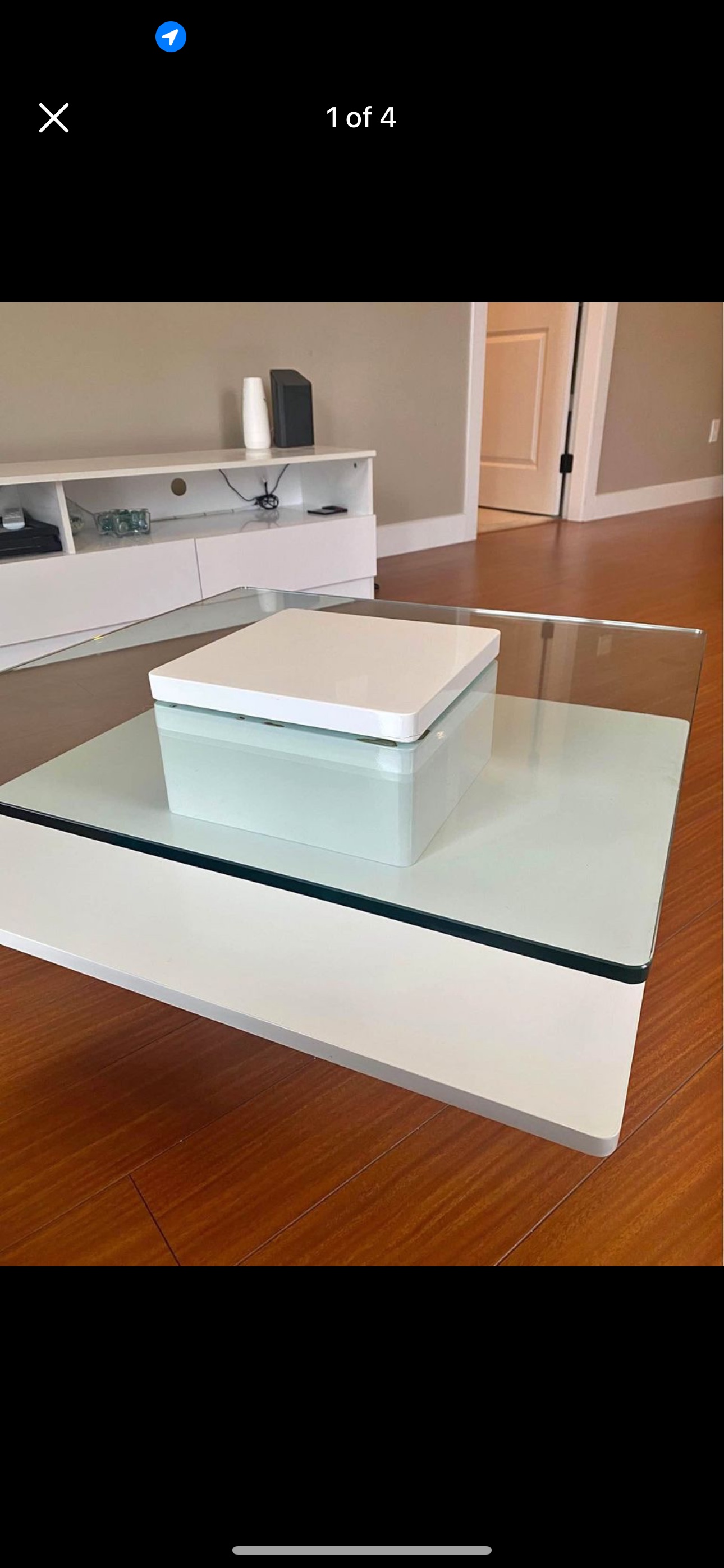 Glass Top Coffee Table - photo 2