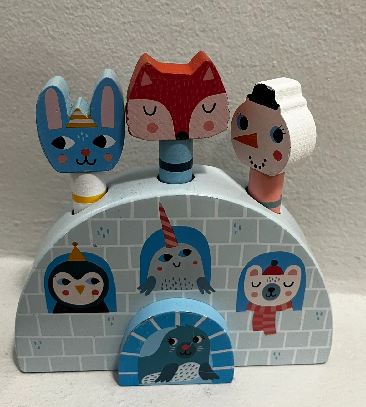 Vilac Wooden Iceland Pop Up Toy thumbnail