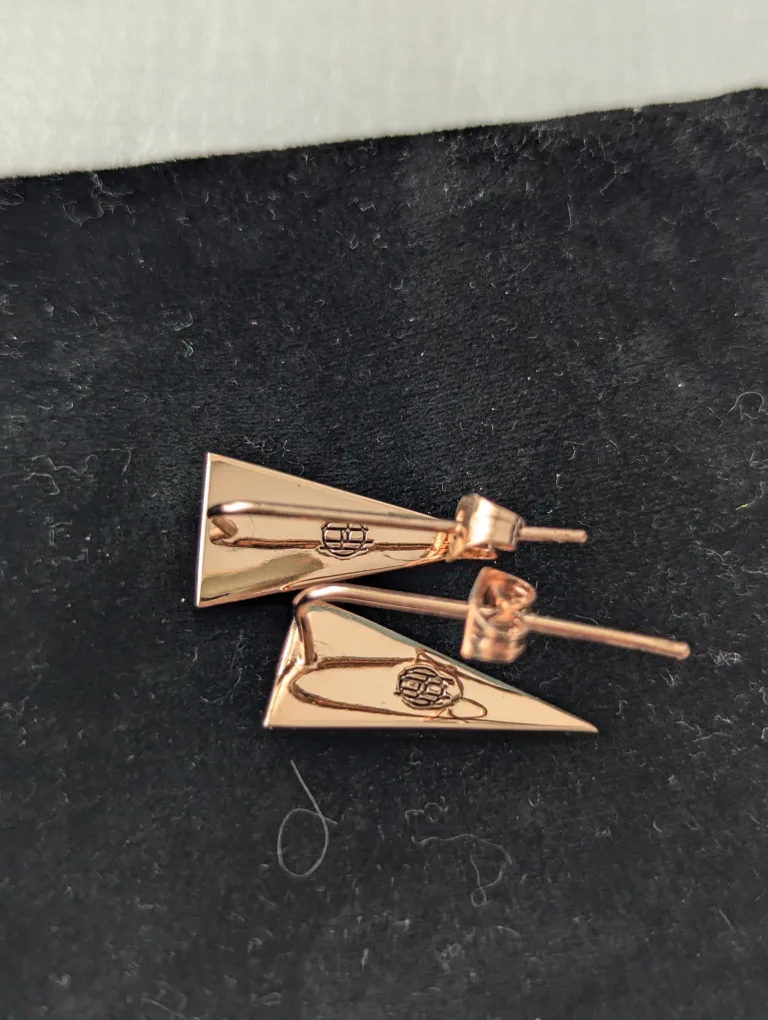 NEW House of Harlow 1960 Triangle Earrings image indicator(3)