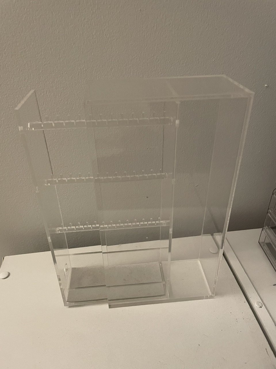 Muji Acrylic Earring Organizer