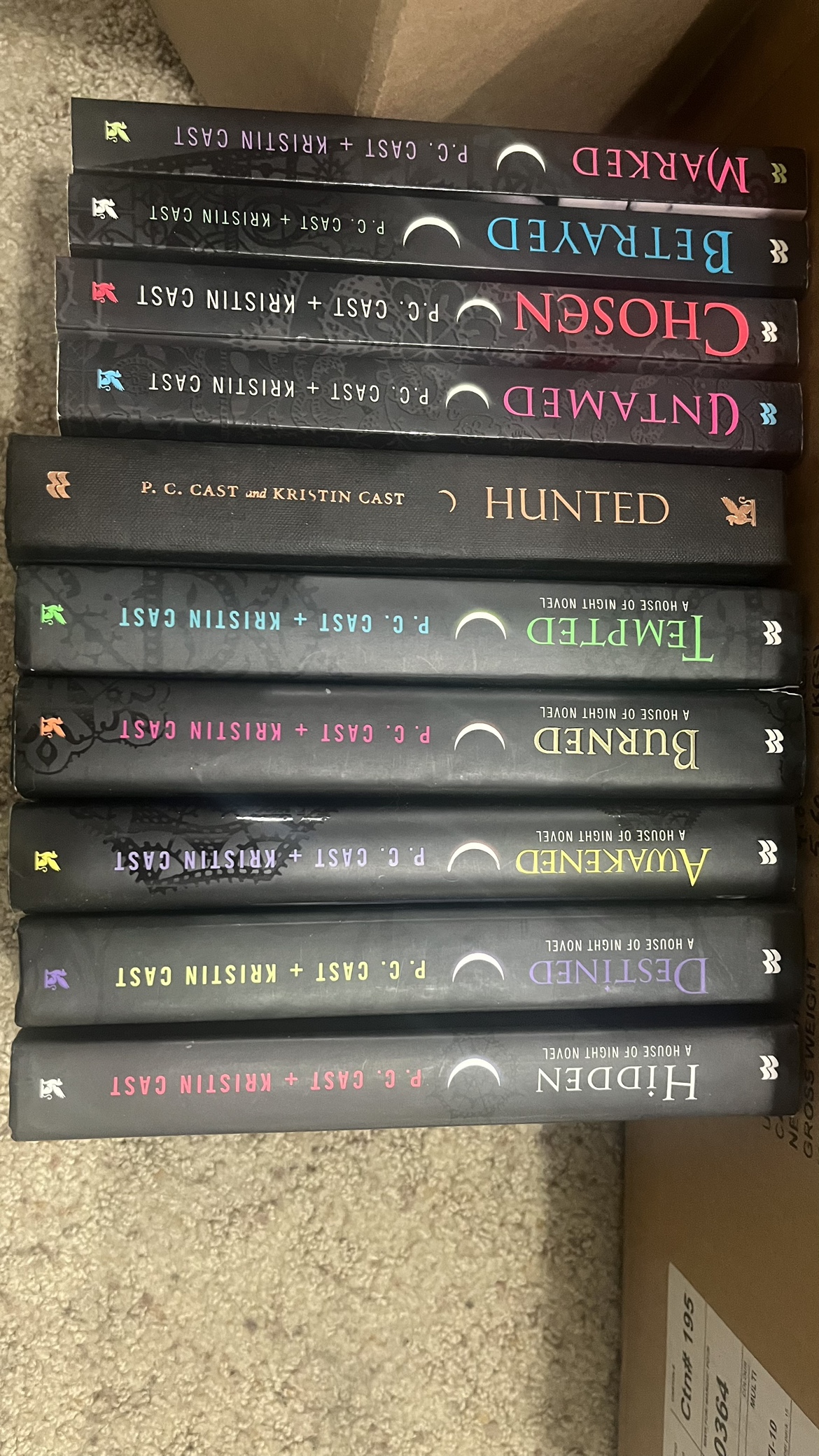 House of Night Series Books 1-10
