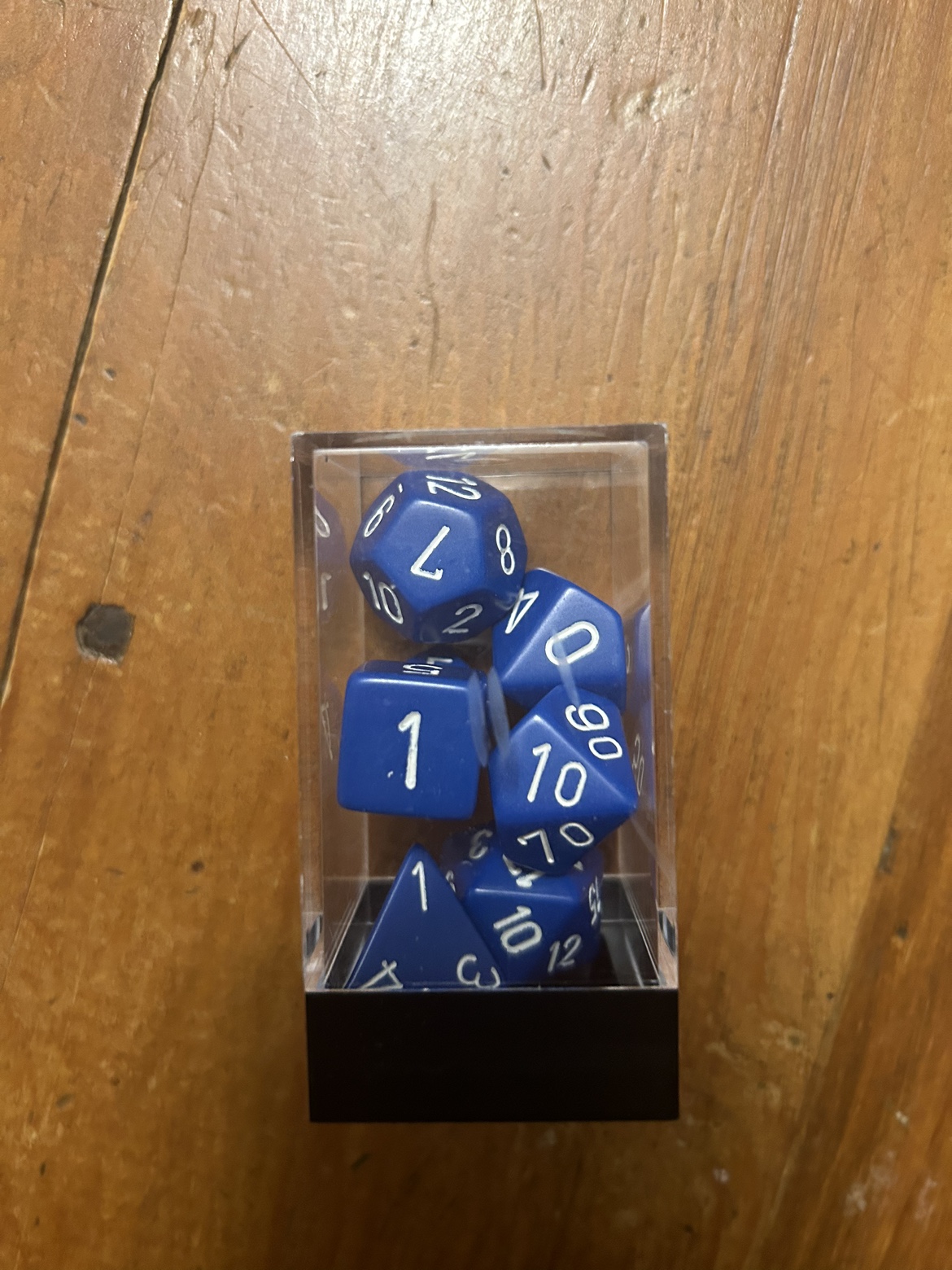 Dungeons & Dragons (DND) Blue Dice Set - photo 2