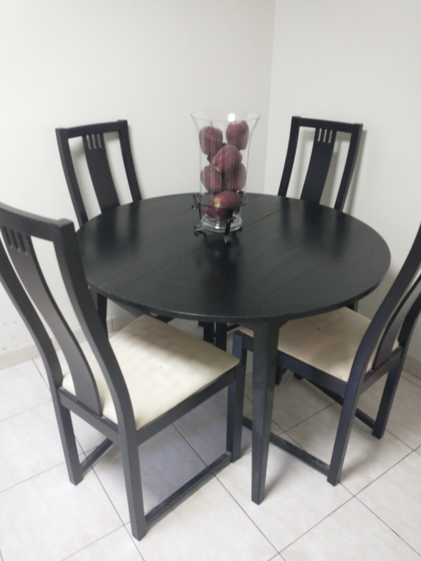 Black Dining Set