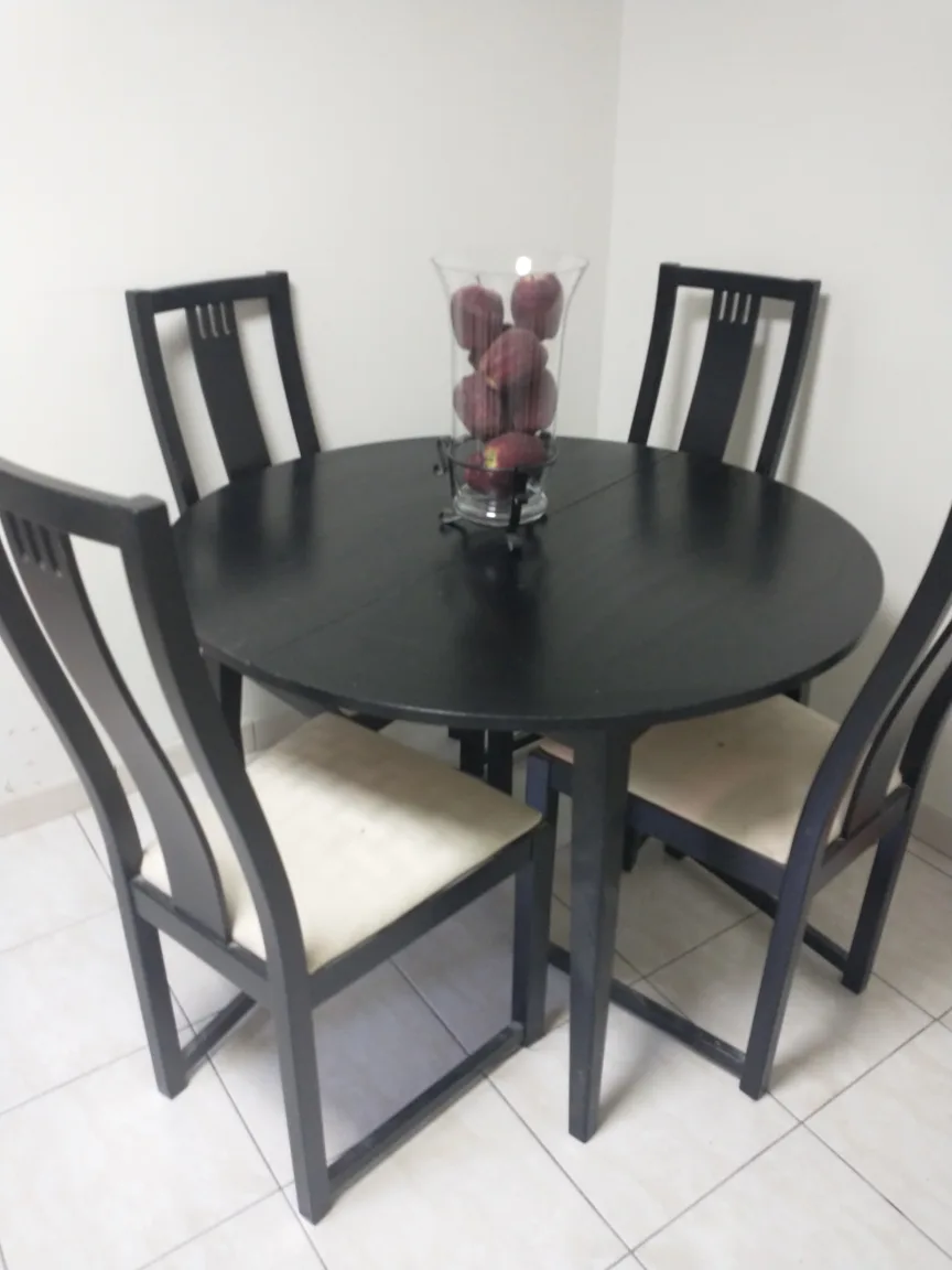 Black Dining Set thumbnail