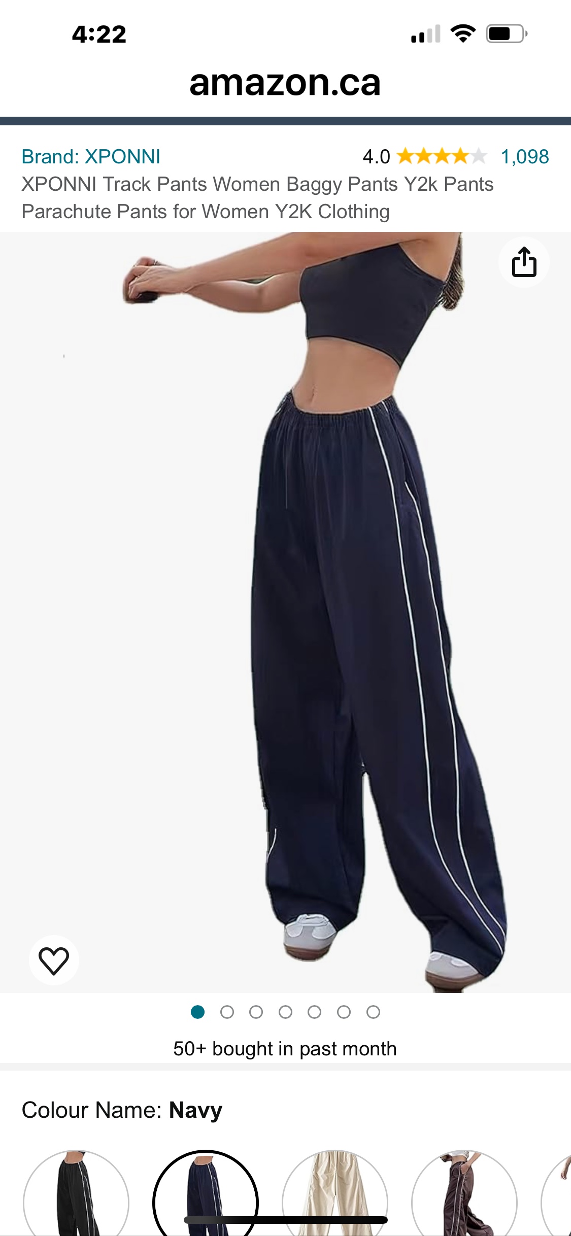 Y2K tracking pants - photo 2