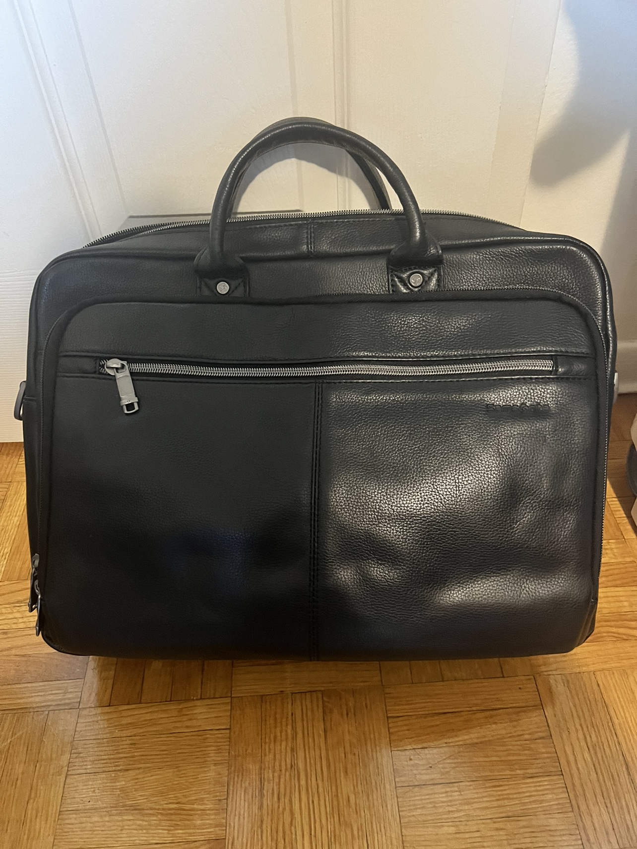 Samsonite Black Leather Briefcase bag - photo 3