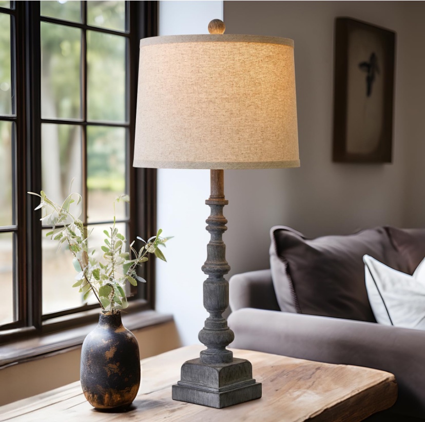 Table Lamp with Shade 27.7” - Brand New - photo 3
