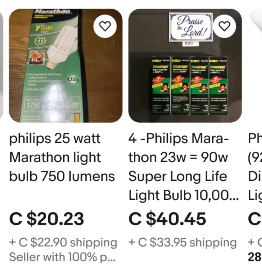 3 New Philips marathon energy saving light bulbs image indicator(6)