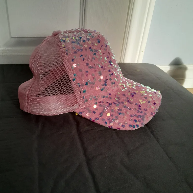 Pink Sequined Cap thumbnail