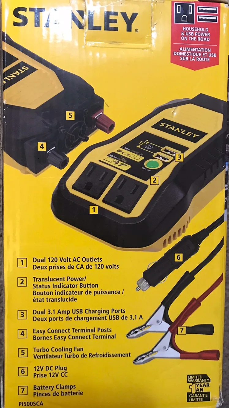 Stanley 500W Power Inverter thumbnail