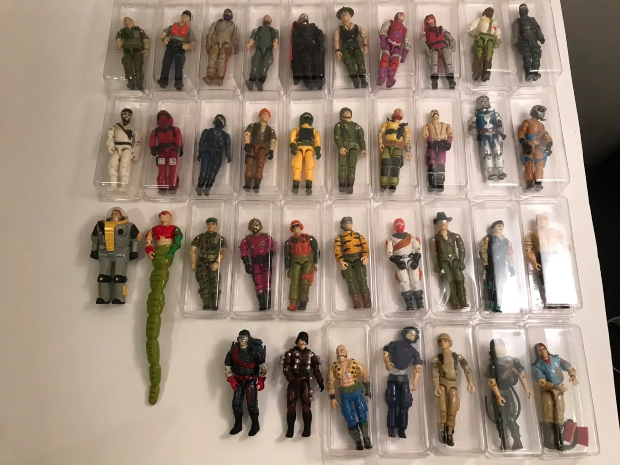Vintage GI Joe Toys . 80s . 5$ each . Sold as a lot . image indicator(10)