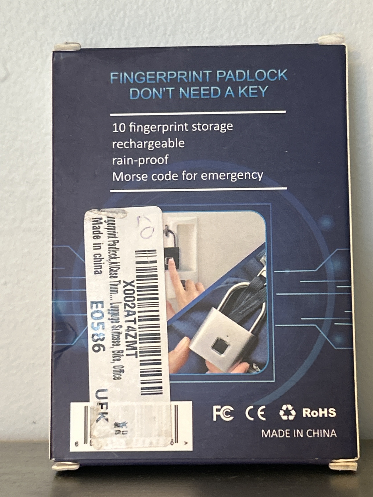 Fingerprint Padlock - photo 2