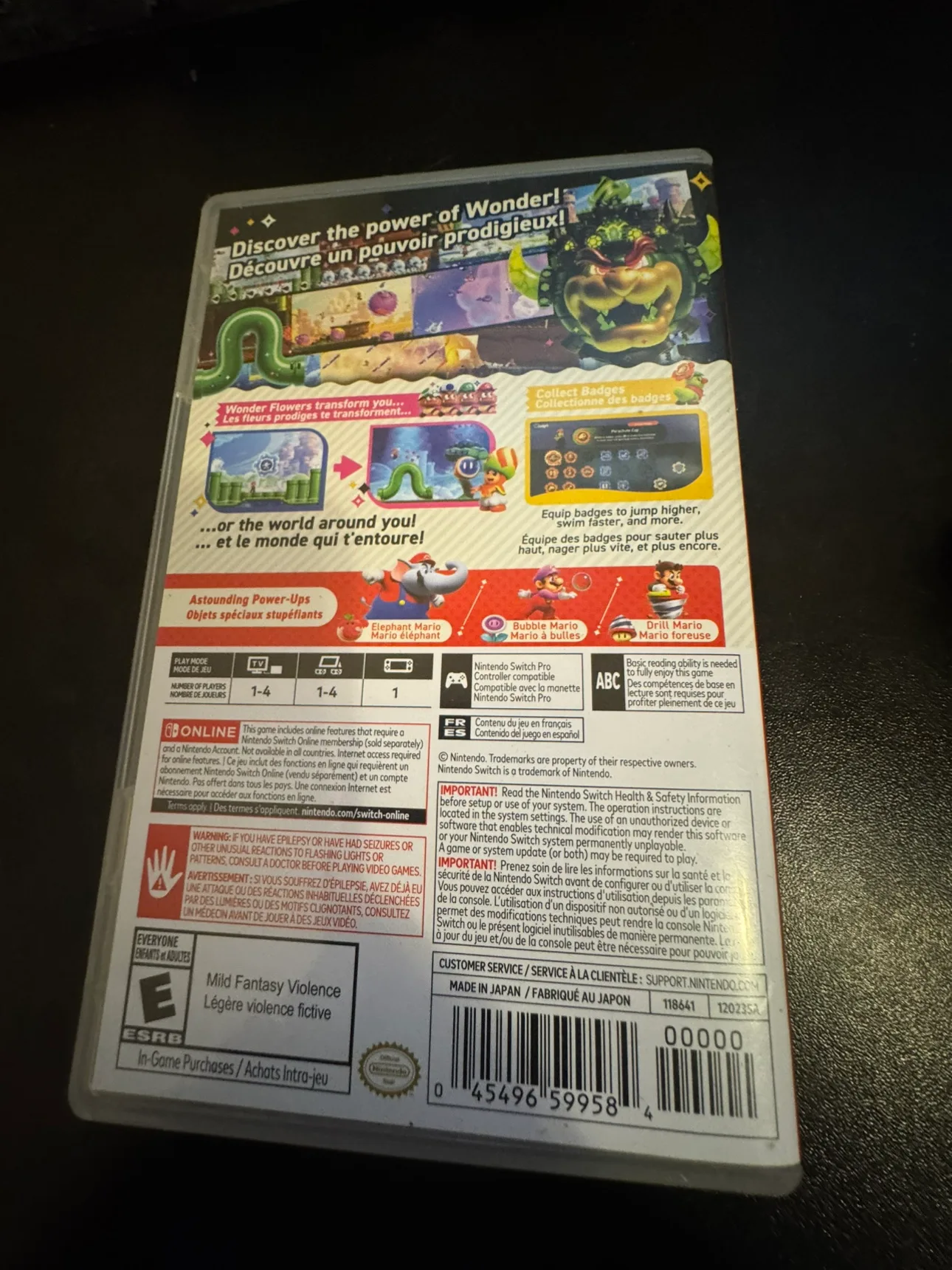 Super Mario Bros. Wonder Nintendo Switch Game image indicator(2)