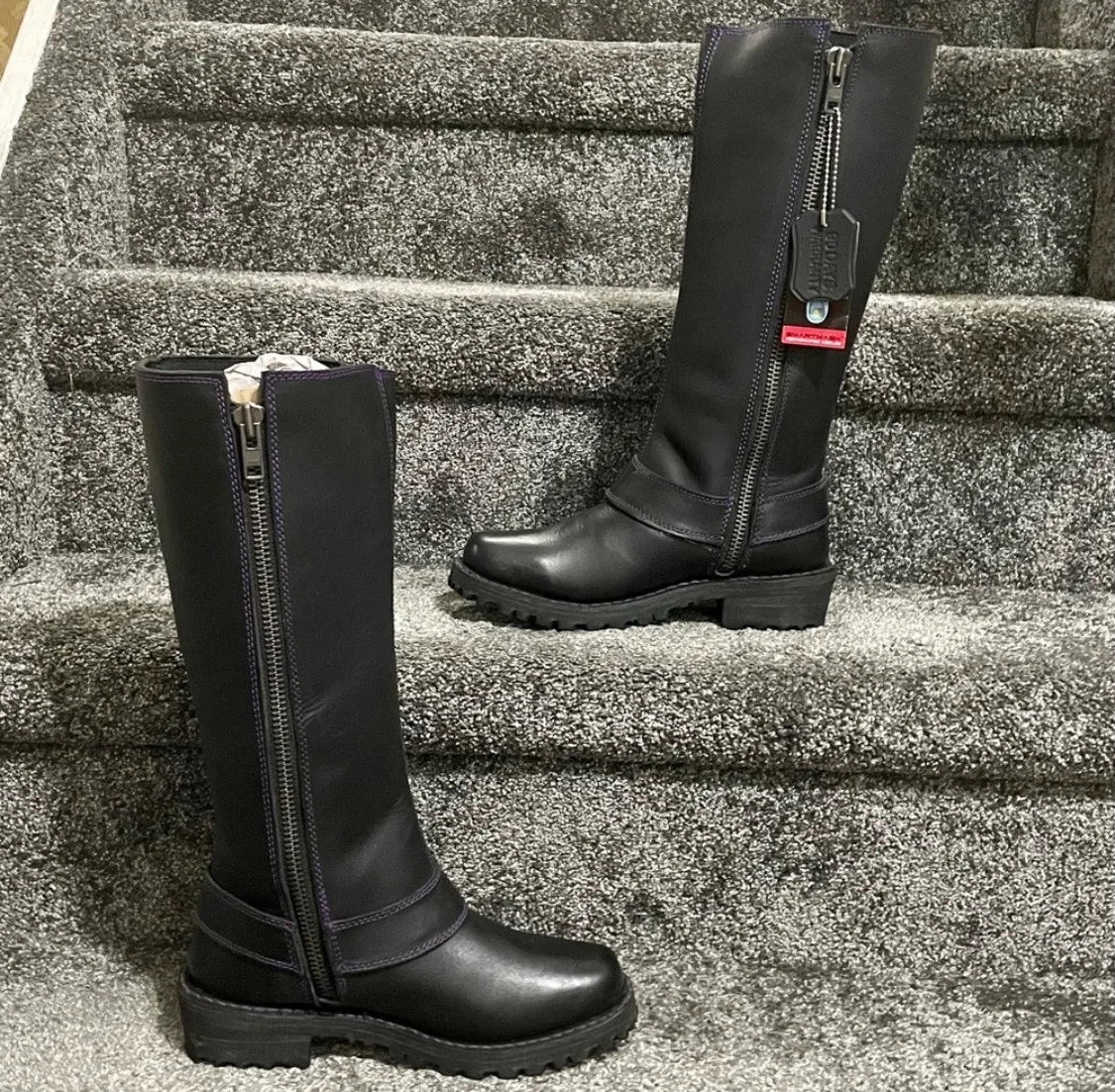 Milwaukee Leather® Women's Black Boots image indicator(4)