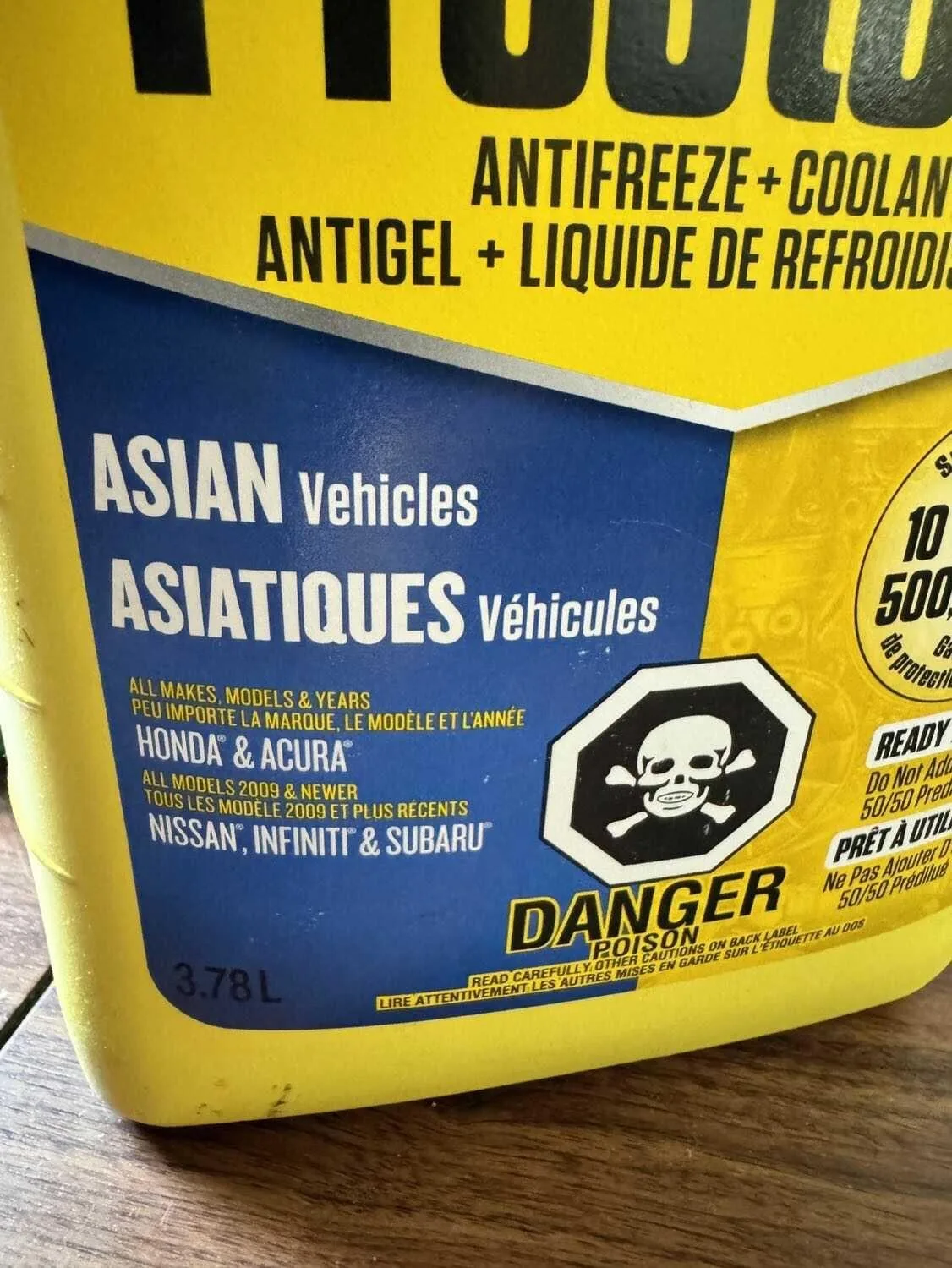 Prestone Antifreeze/Coolant for Asian Vehicles image indicator(3)