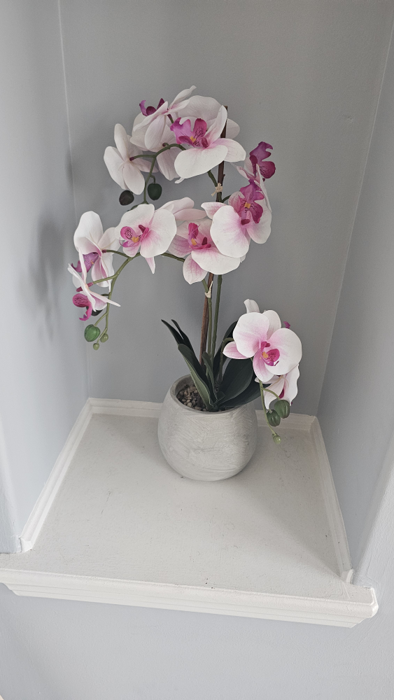 Artificial Orchid Plant Pair - photo 2