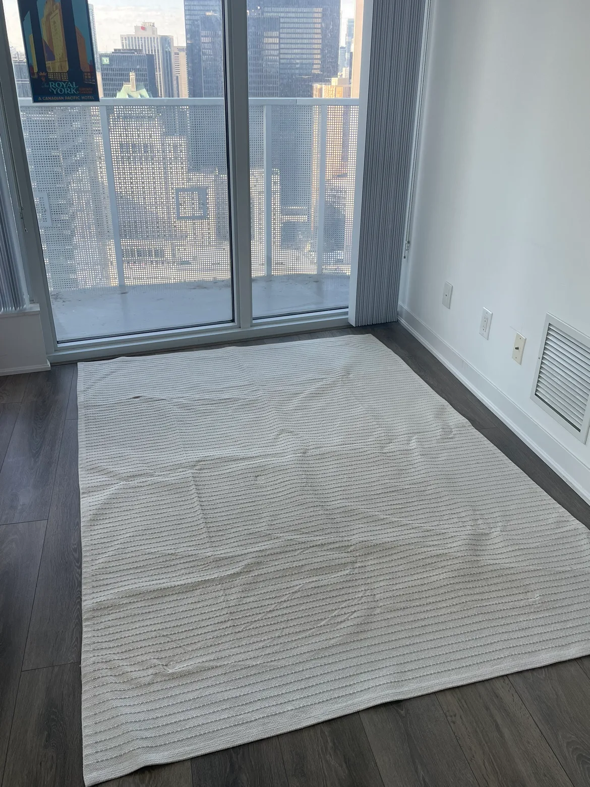 Area rug with anti slip pad thumbnail