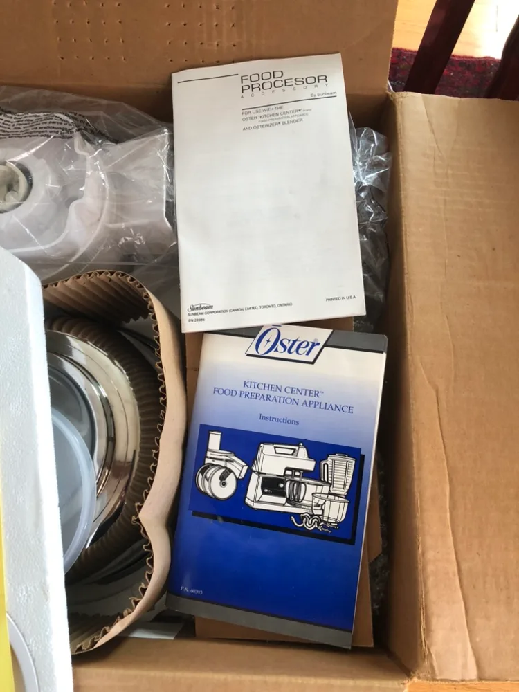 🧡 Vintage Oster Kitchen Centre Appliance. never used. in box image indicator(4)