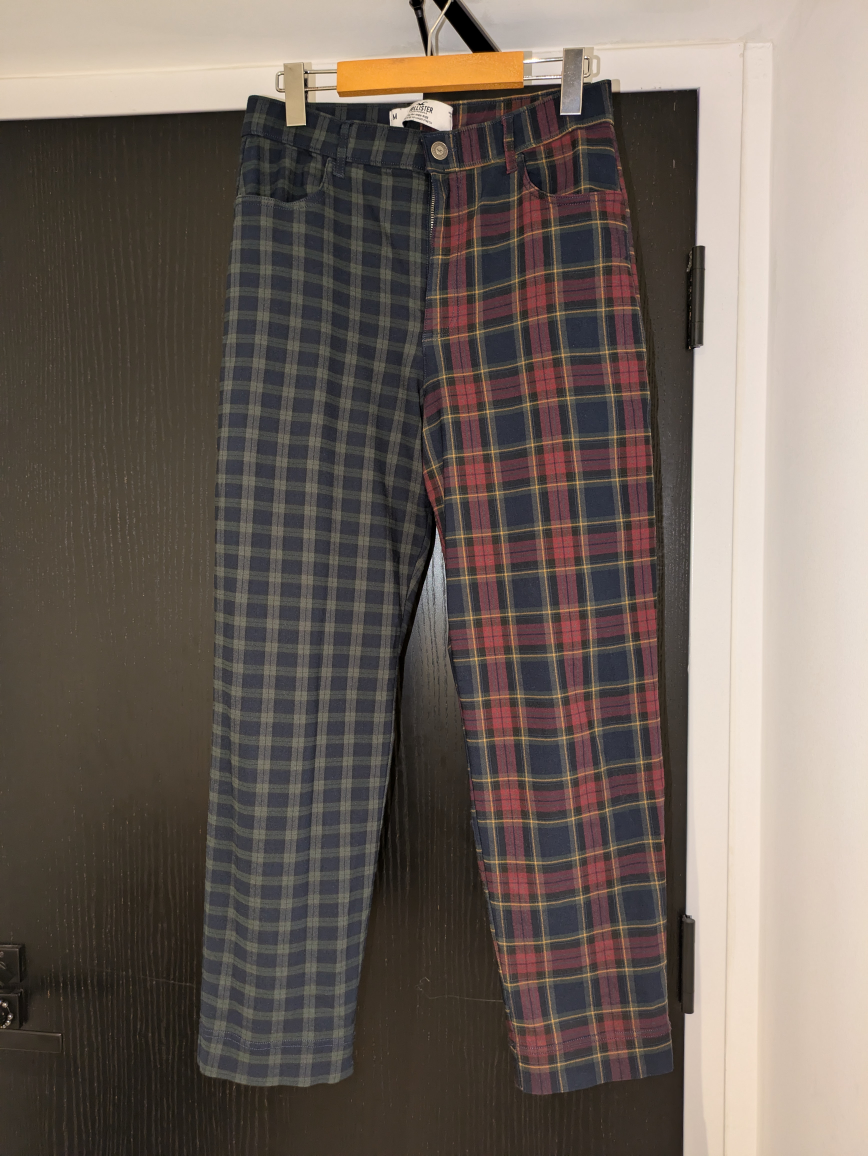 Hollister Plaid Pants