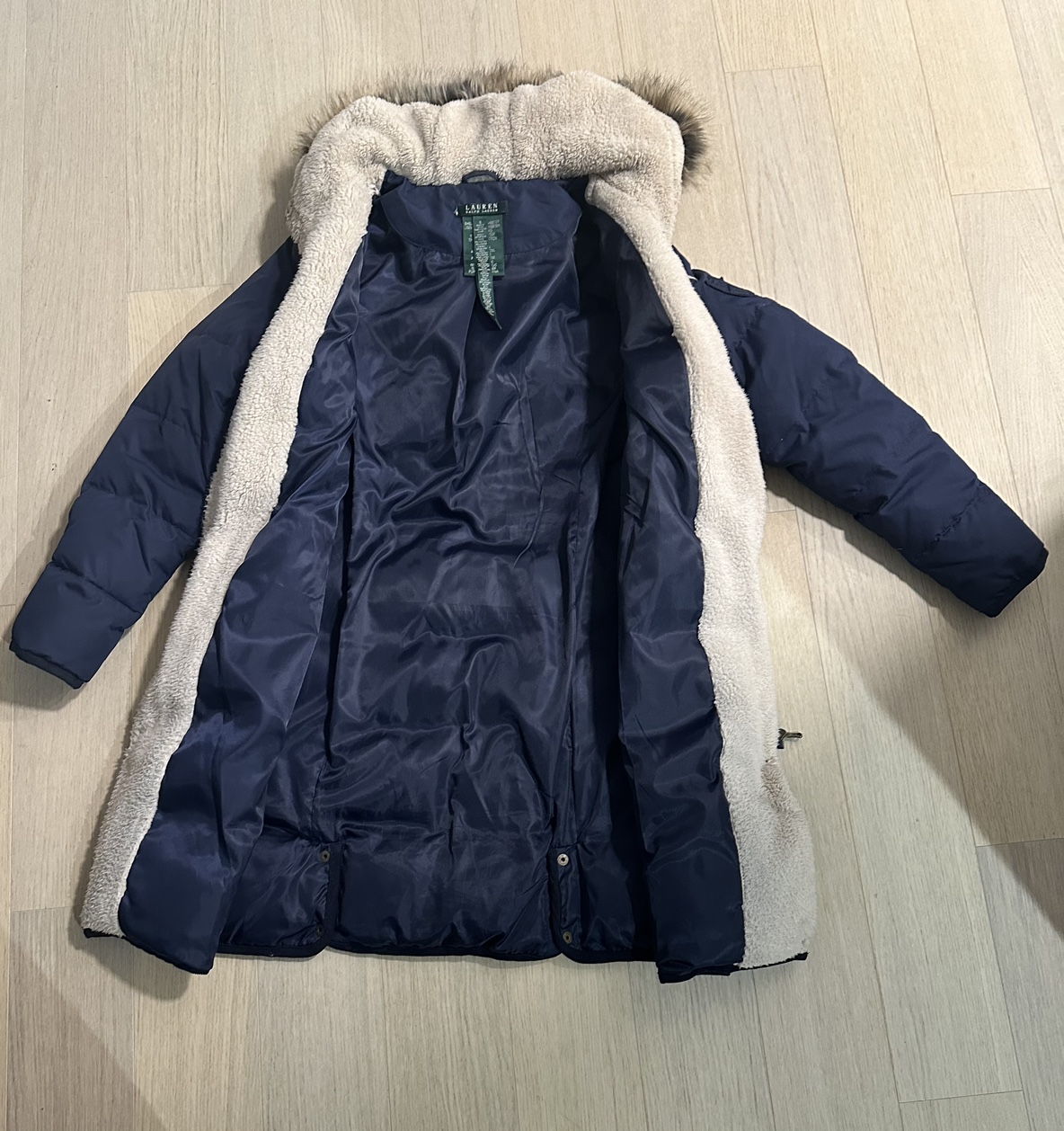 Ralph Lauren Navy Down Jacket - photo 2