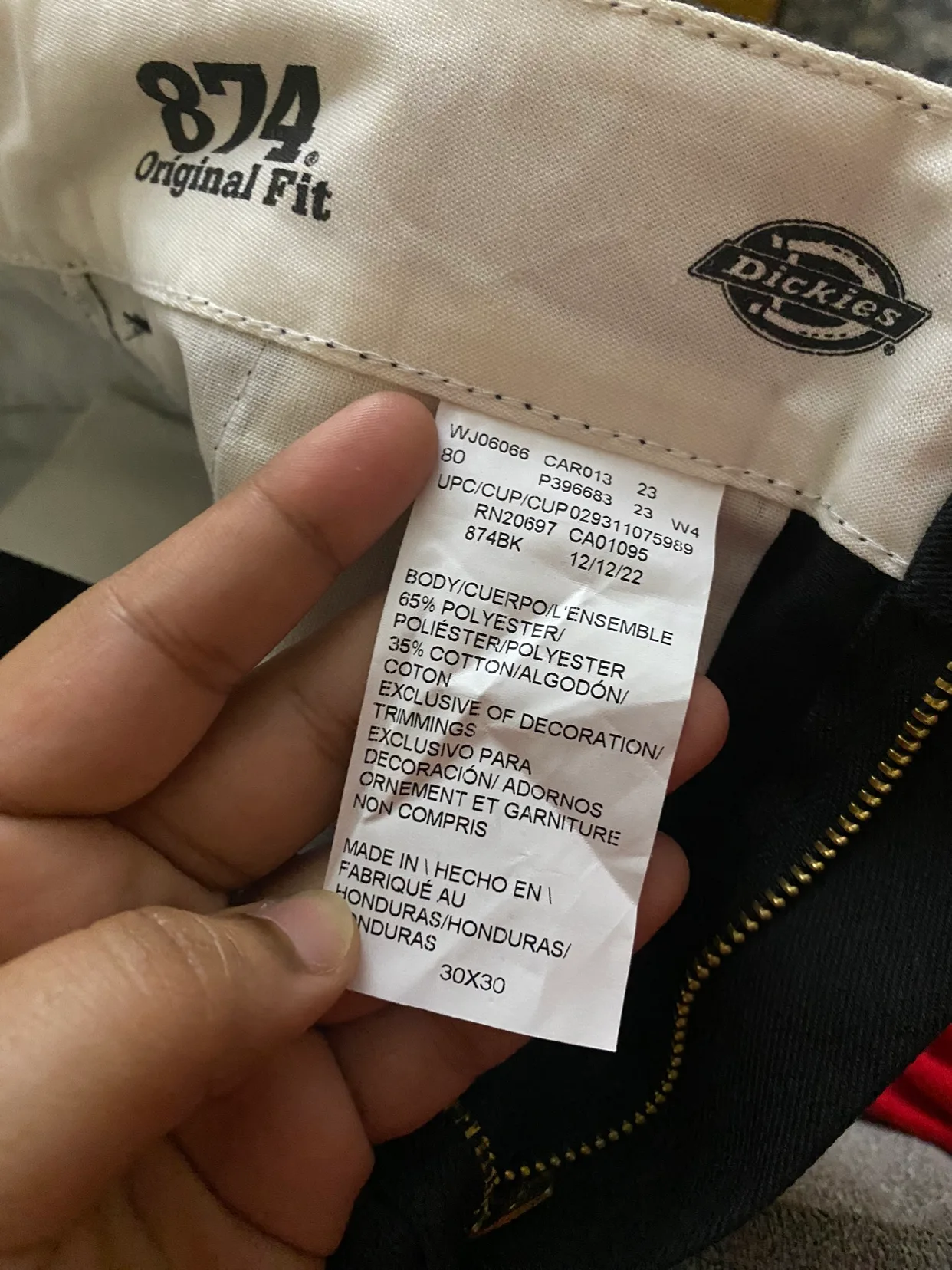 Dickies 874 Original Fit Pants image indicator(4)