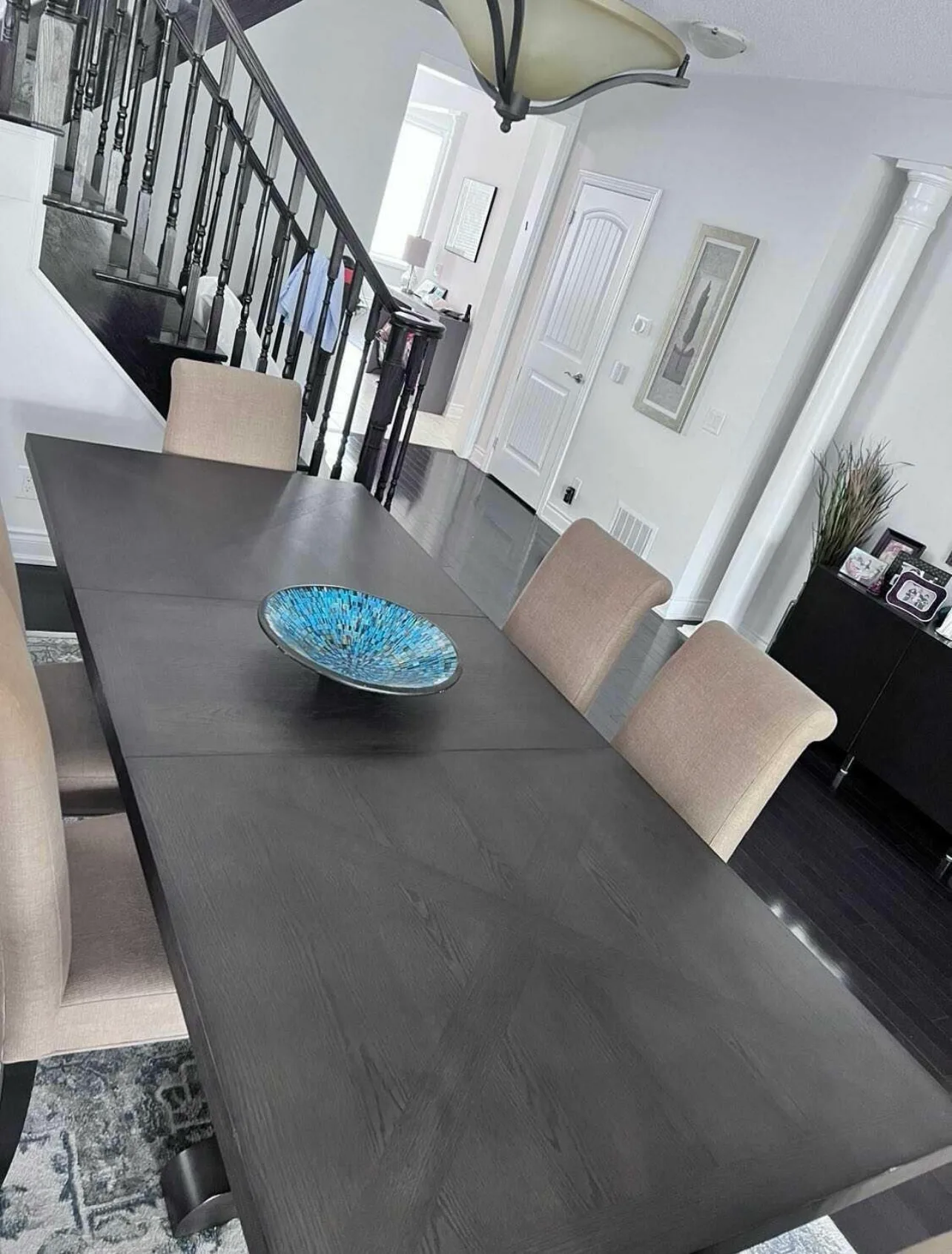 Modern Farmhouse extendable table seats 10! image indicator(2)