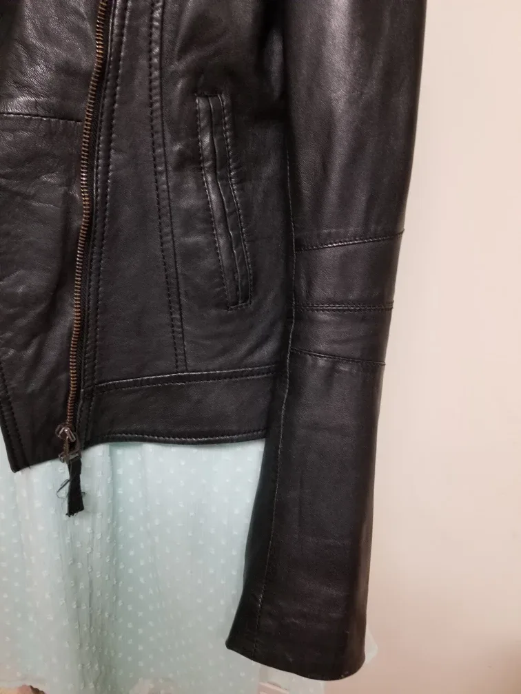 Black Leather Jacket image indicator(5)