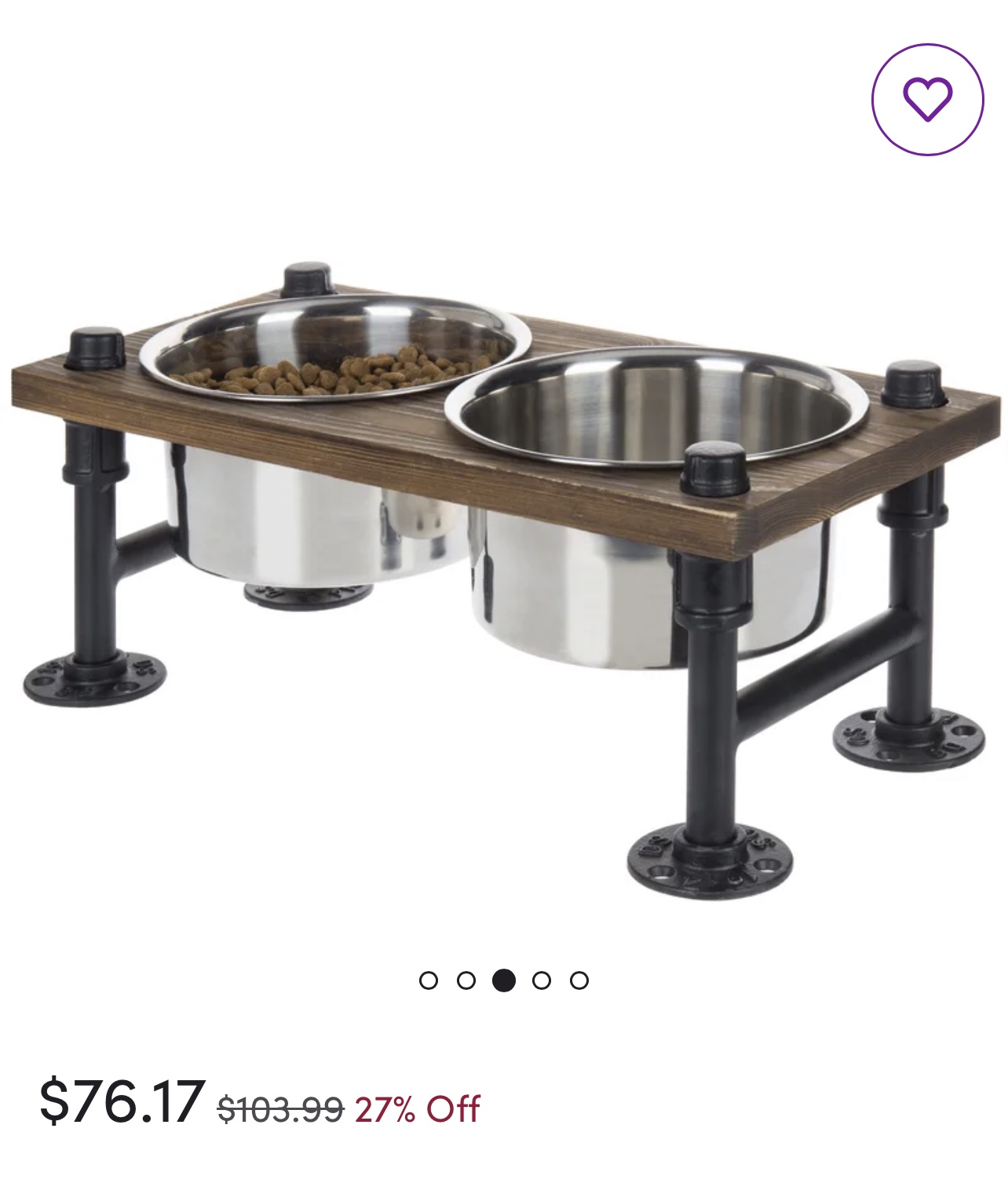 Elevated Dog Bowl Stand
