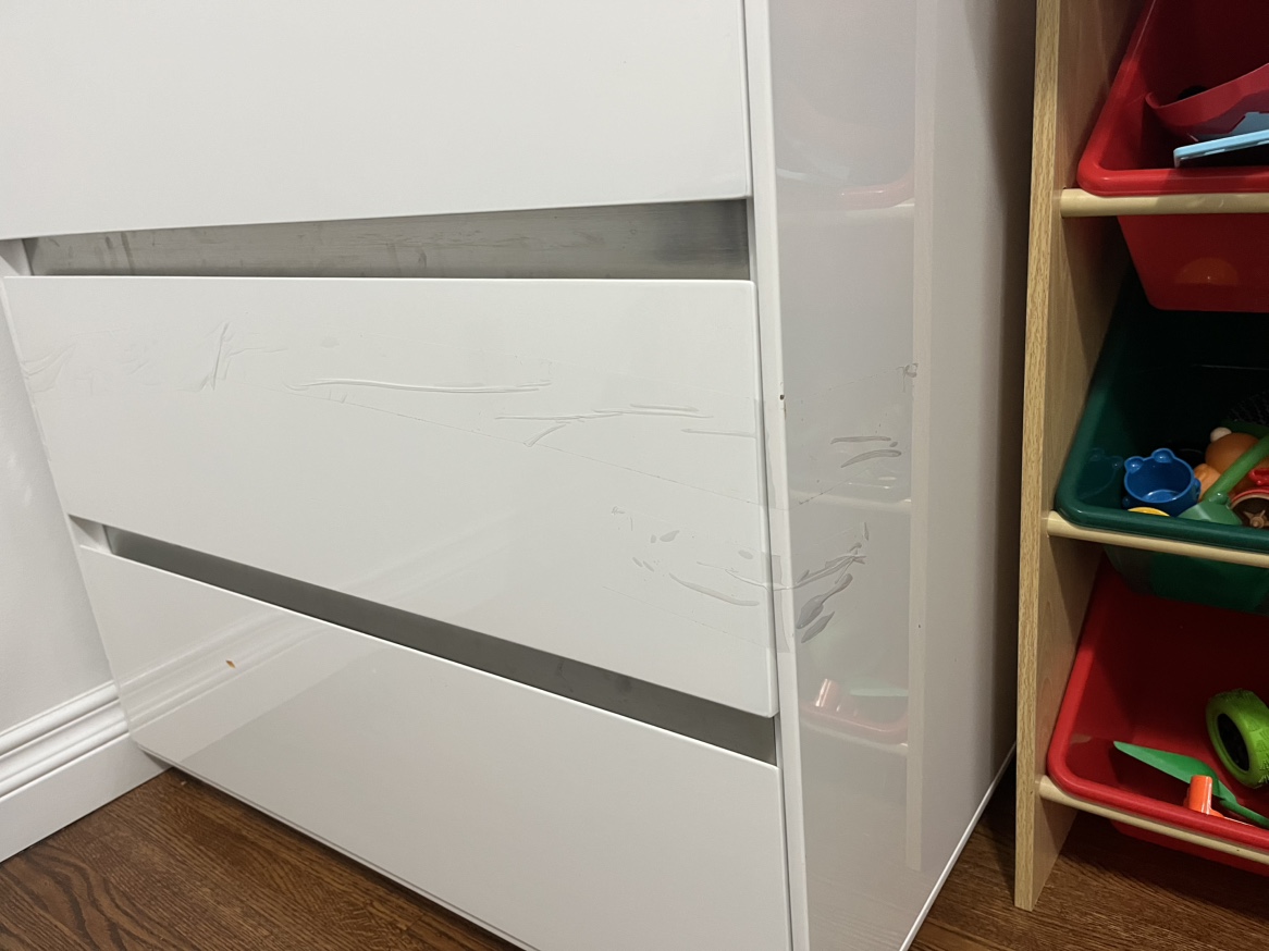 White 5-Drawer Dresser - photo 4