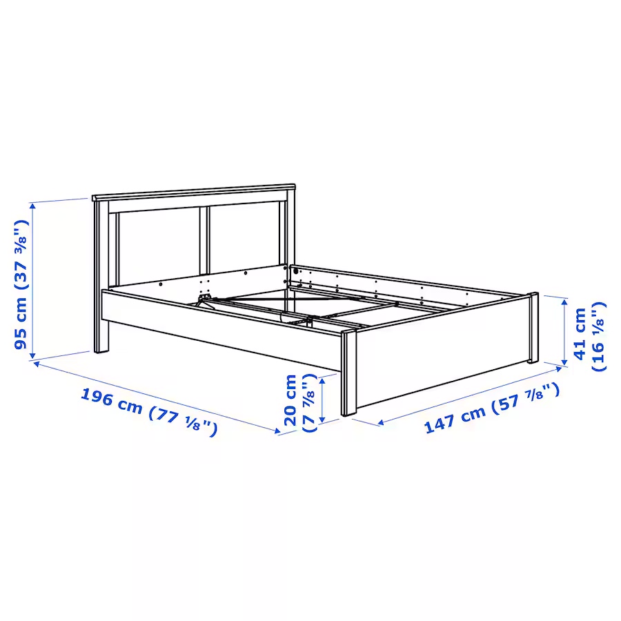 IKEA Songesand Full/Double Bed Frame - photo 3