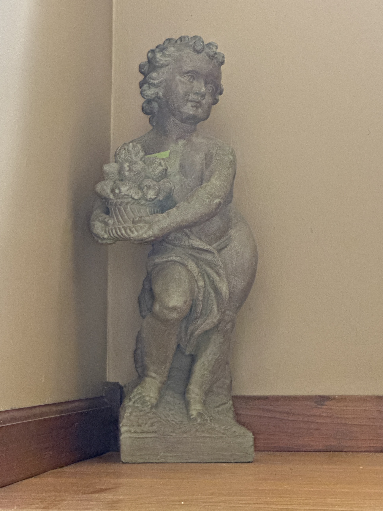 Stone Cherub Statue
