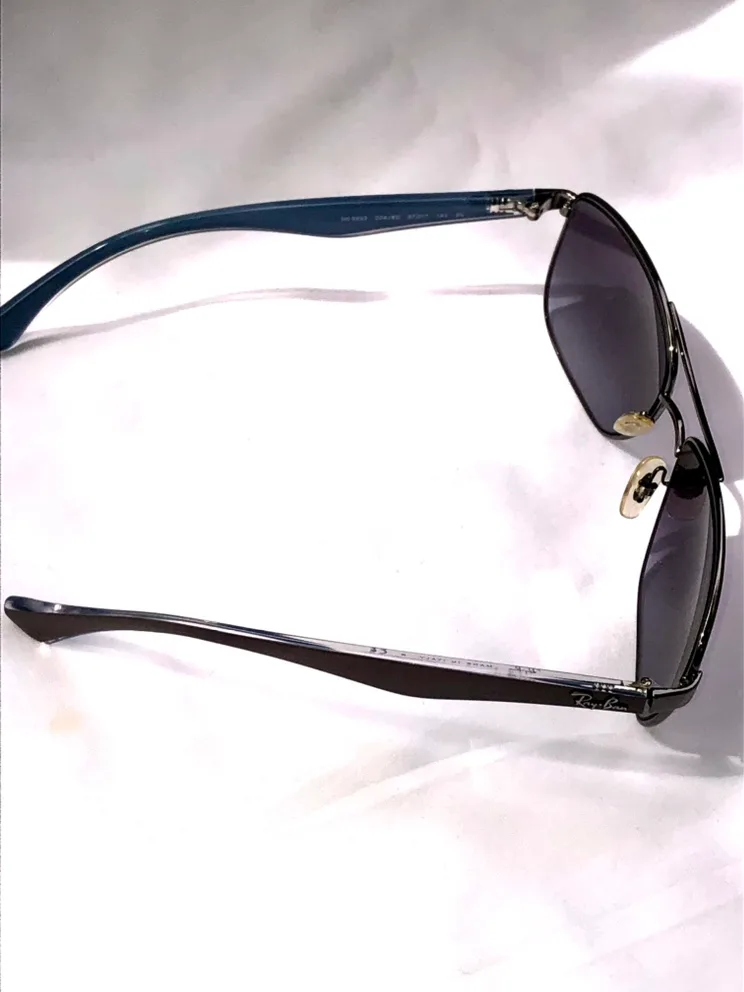 Ray Ban Sunglasses Unisex Gray/Blue RB 3533 , Italy image indicator(5)