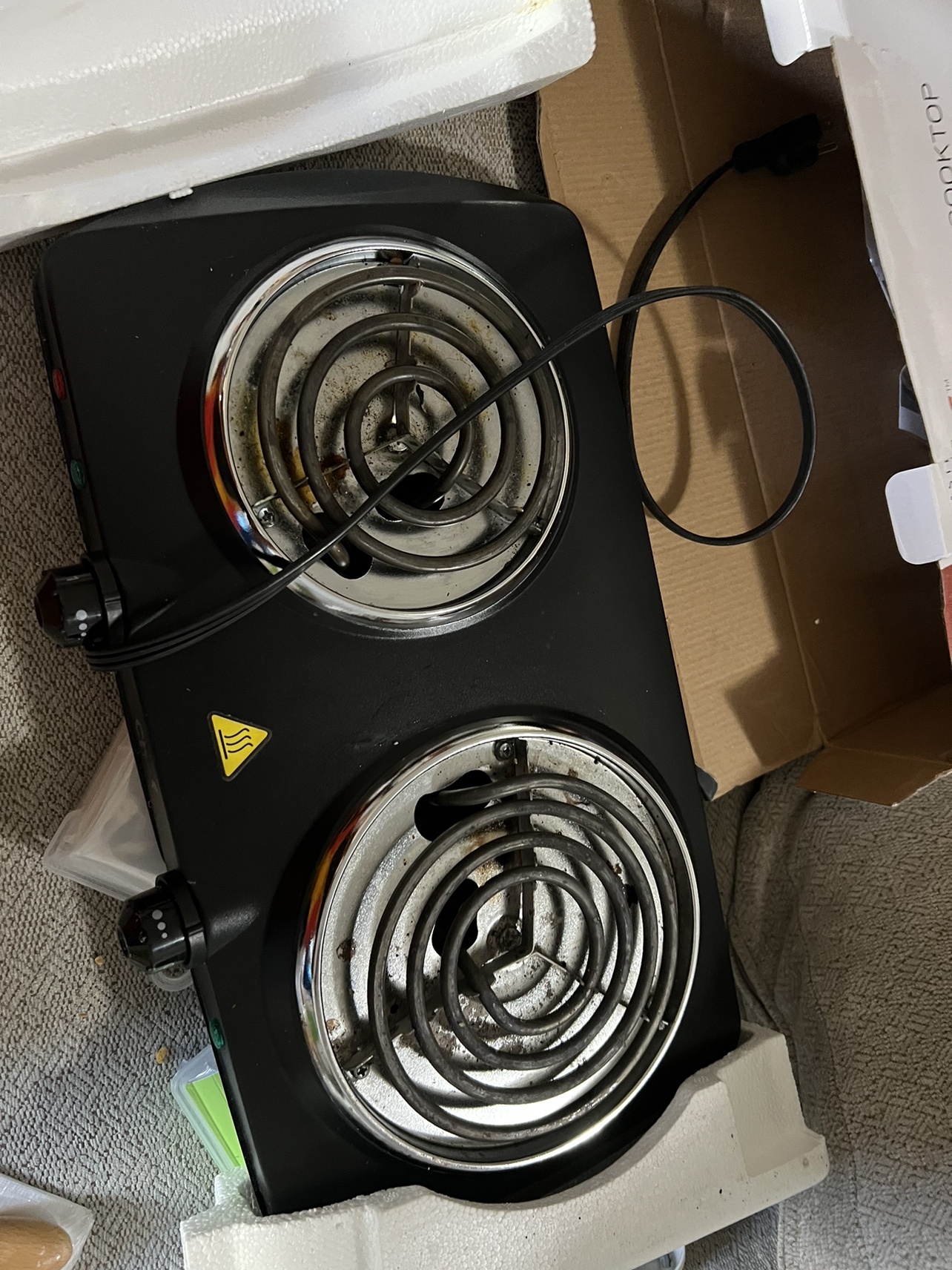 Chef Double Burner Cooktop - photo 2
