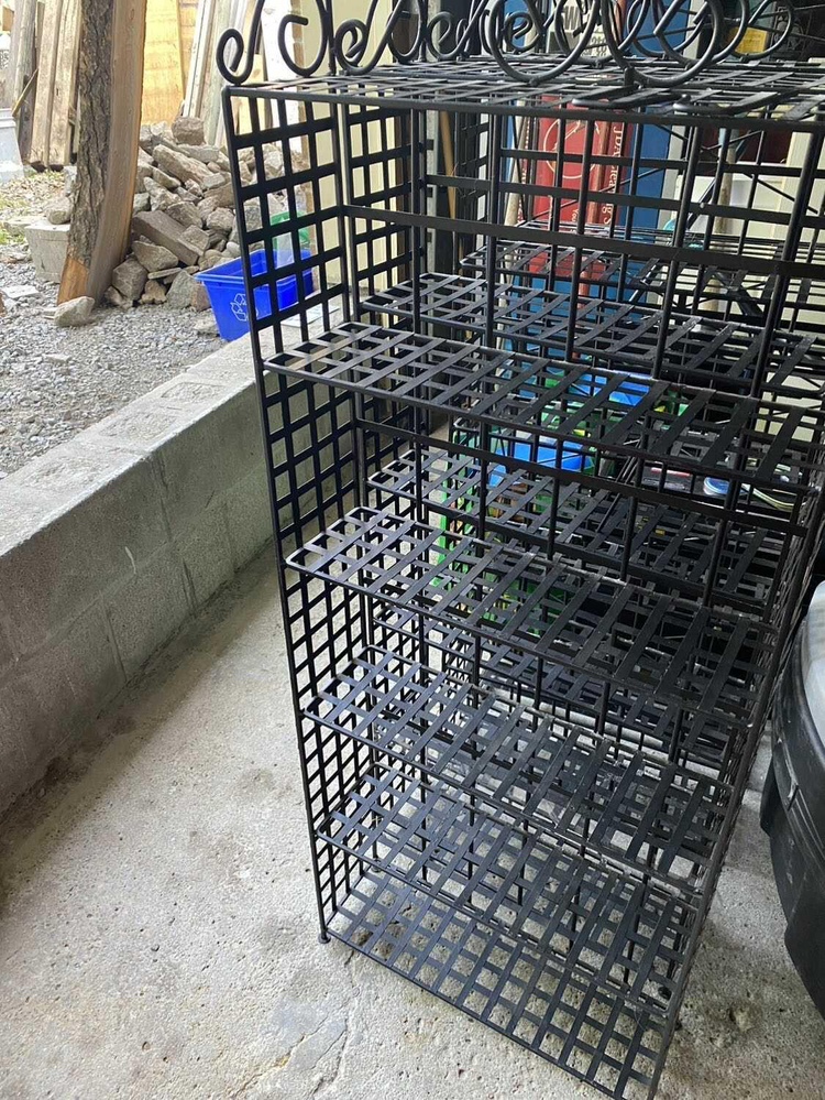 4 Metal Storage Shelves