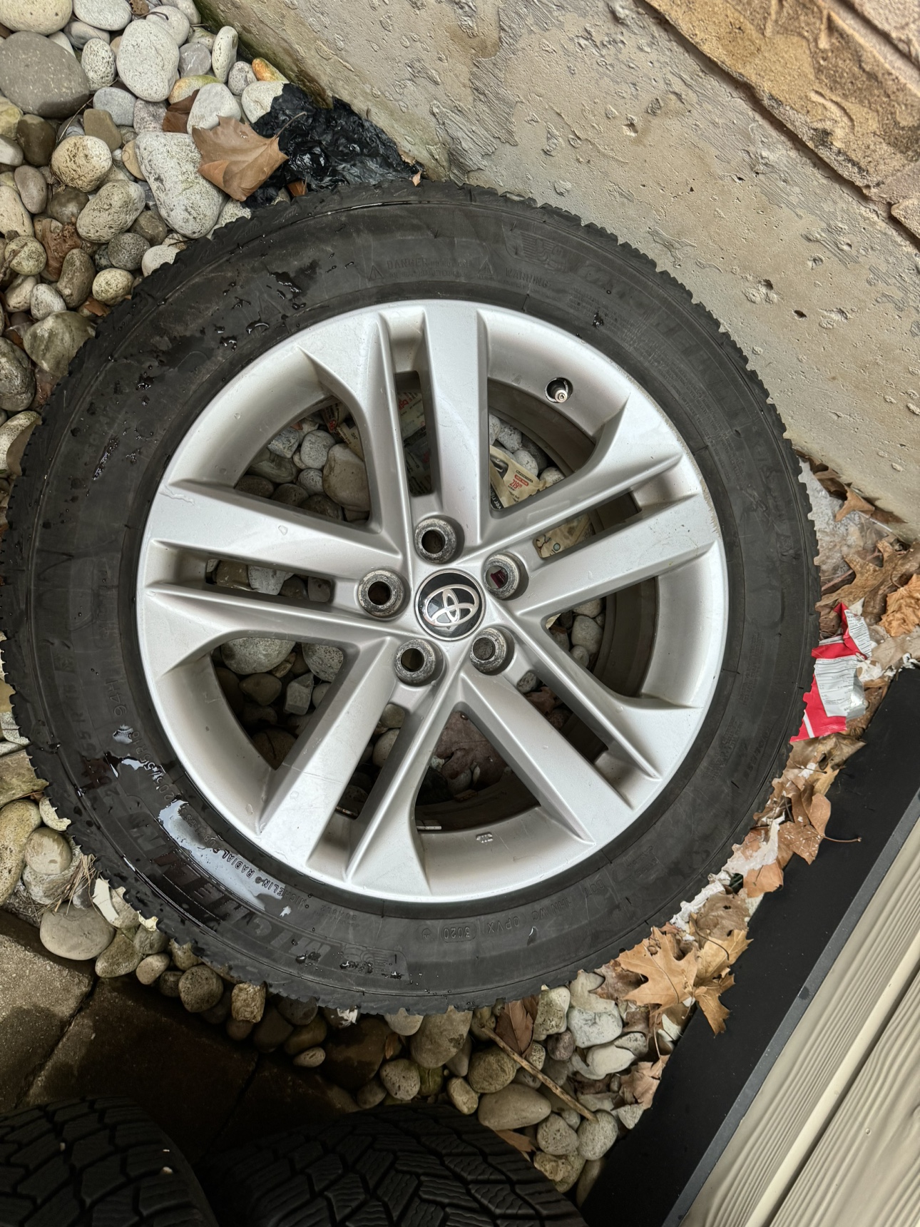 16” Michellin winter tires on toyota corolla hatchback rims. - photo 4