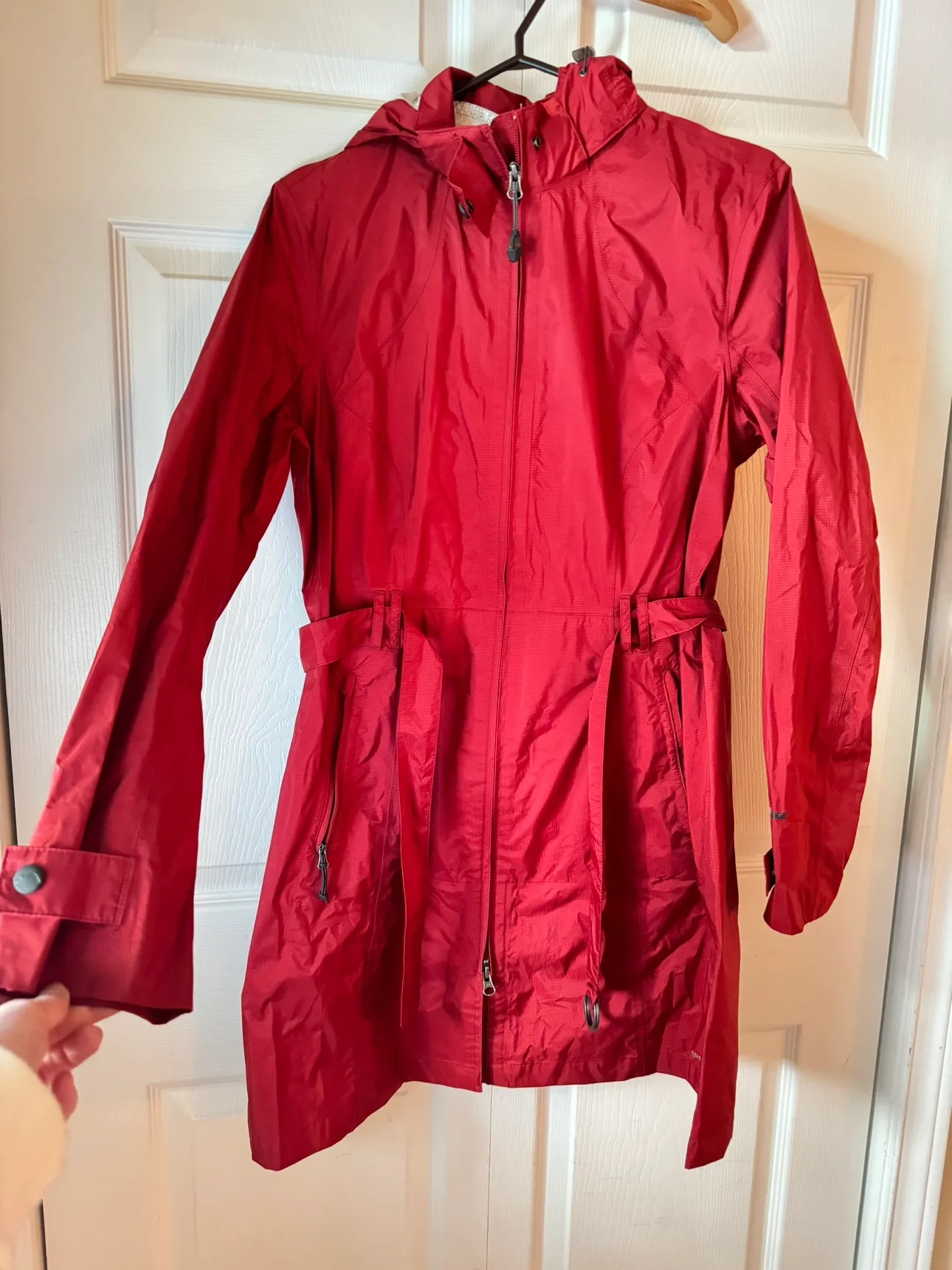Eddie Bauer Red Rain Jacket thumbnail