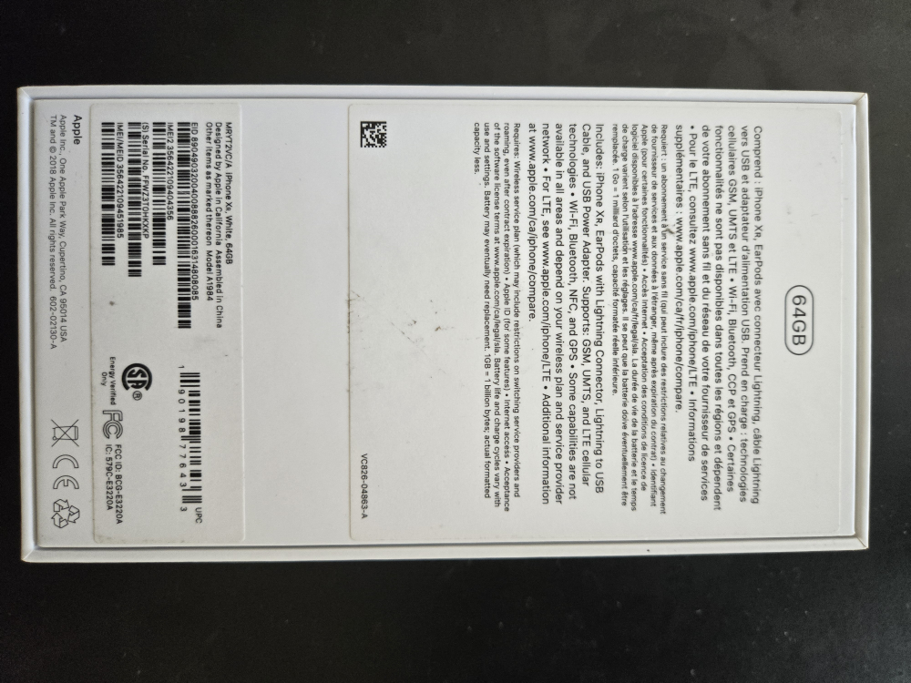 iPhone XR 64GB White - photo 3