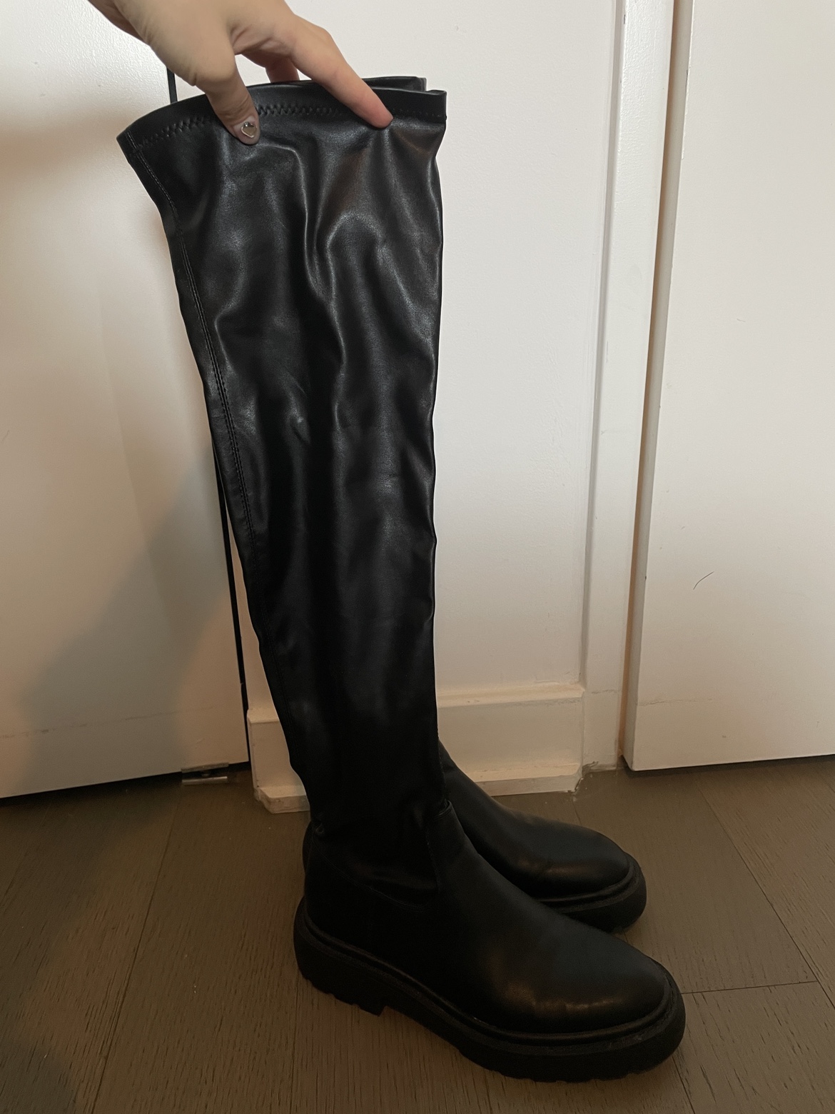 Black Over the Knee Boots
