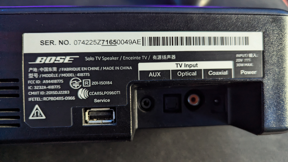 Bose Solo TV Soundbar - photo 4